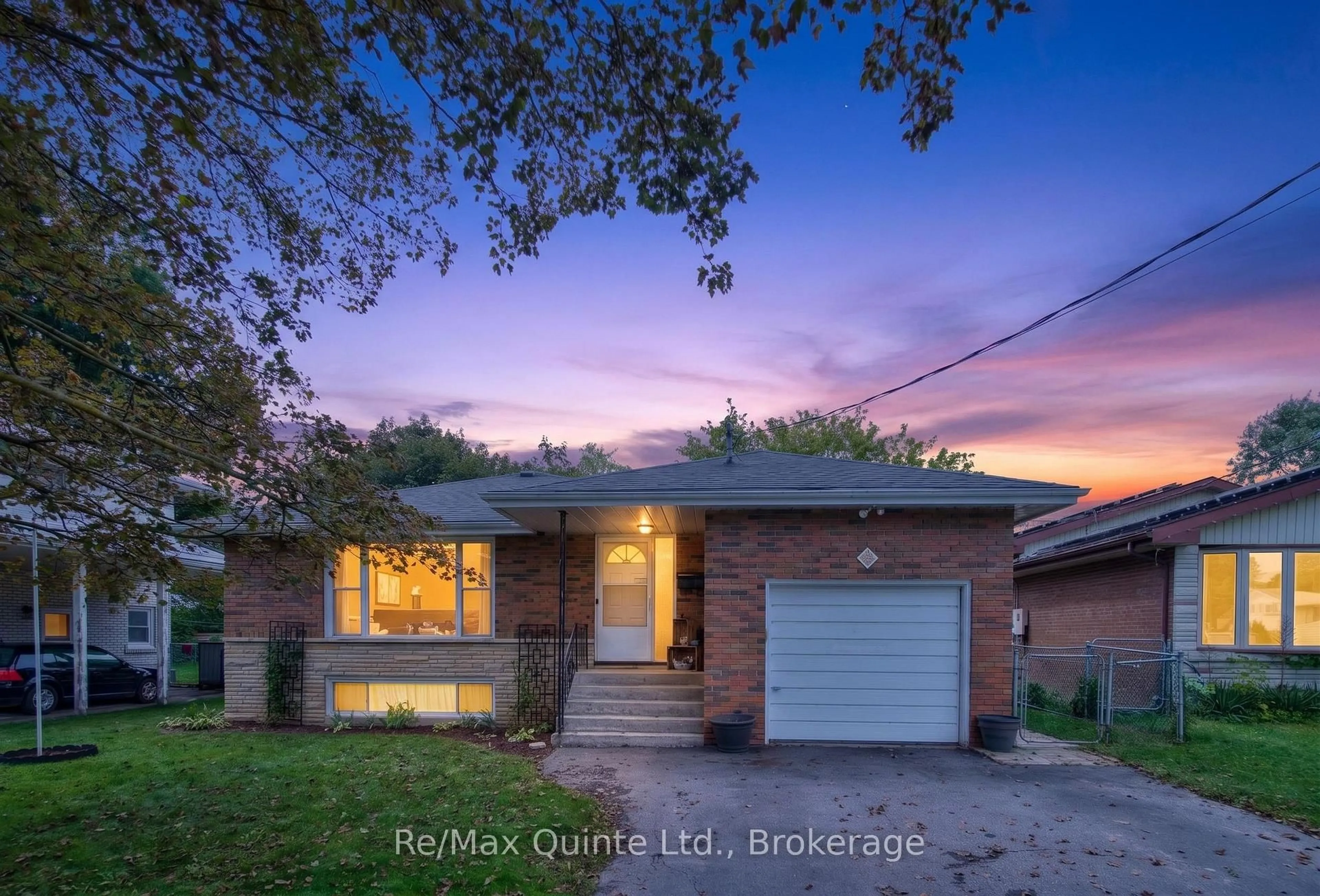 Home with brick exterior material, street for 8 Plaza Sq, Belleville Ontario K8N 4J3