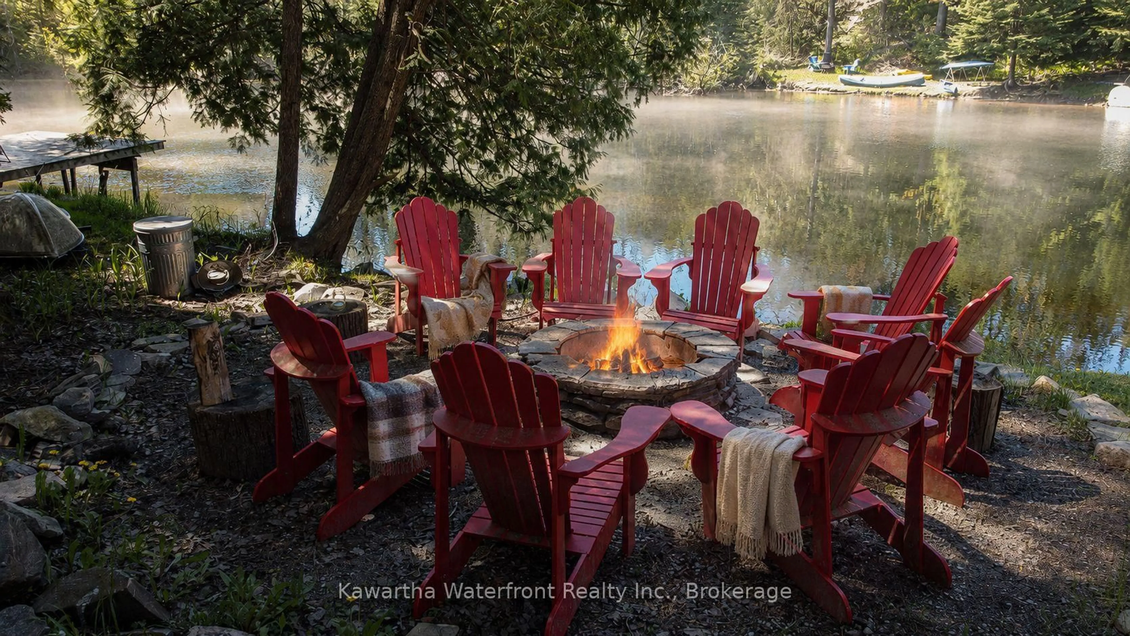 Patio, water/lake/river/ocean view for 85 Nevison Dr, Kawartha Lakes Ontario K0M 2L0