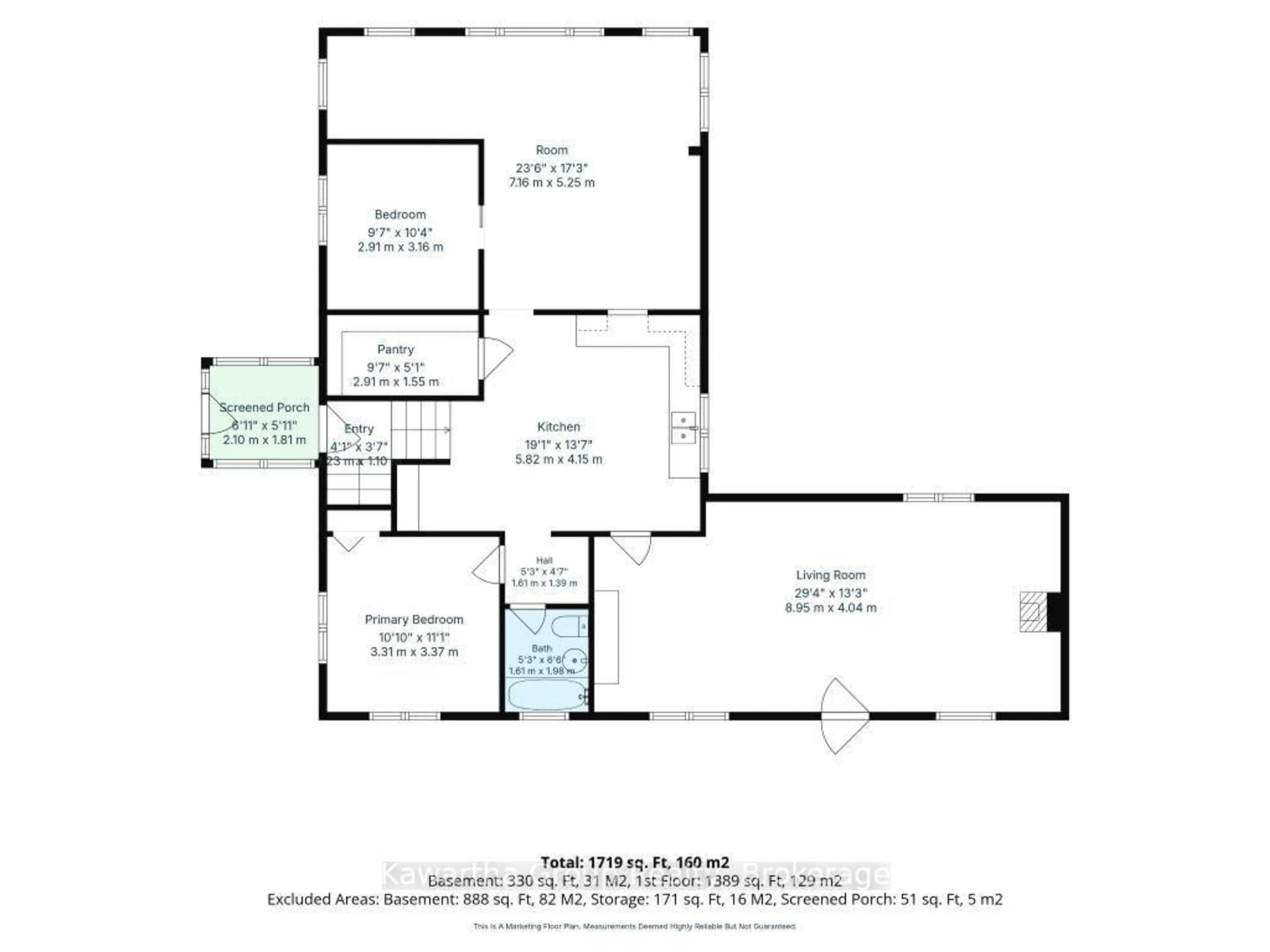 Floor plan for 15 Cameron Rd, Kawartha Lakes Ontario K0M 2L0