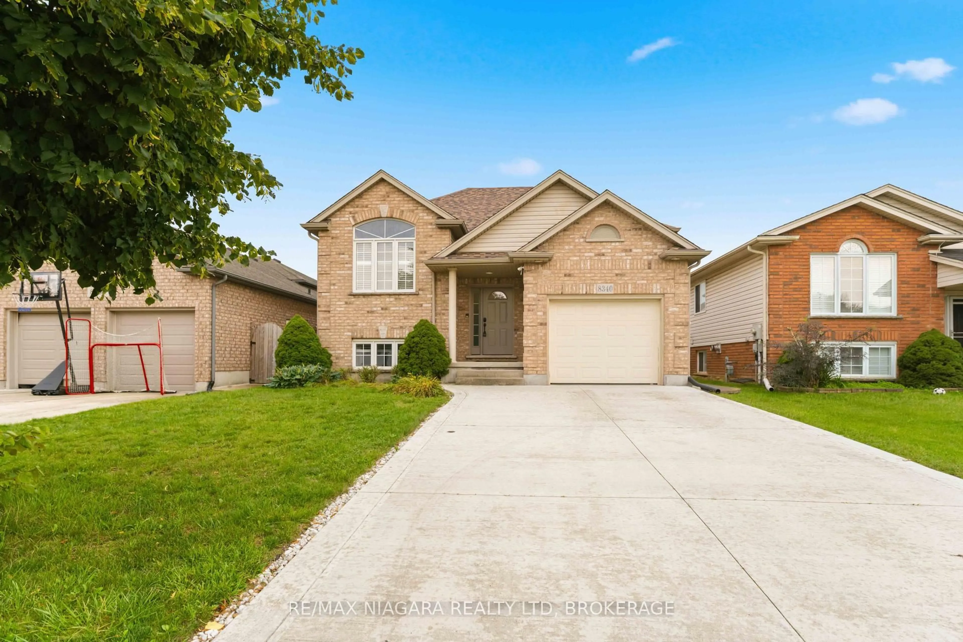 Home with brick exterior material, street for 8340 Racey Ave, Niagara Falls Ontario L2H 3M7