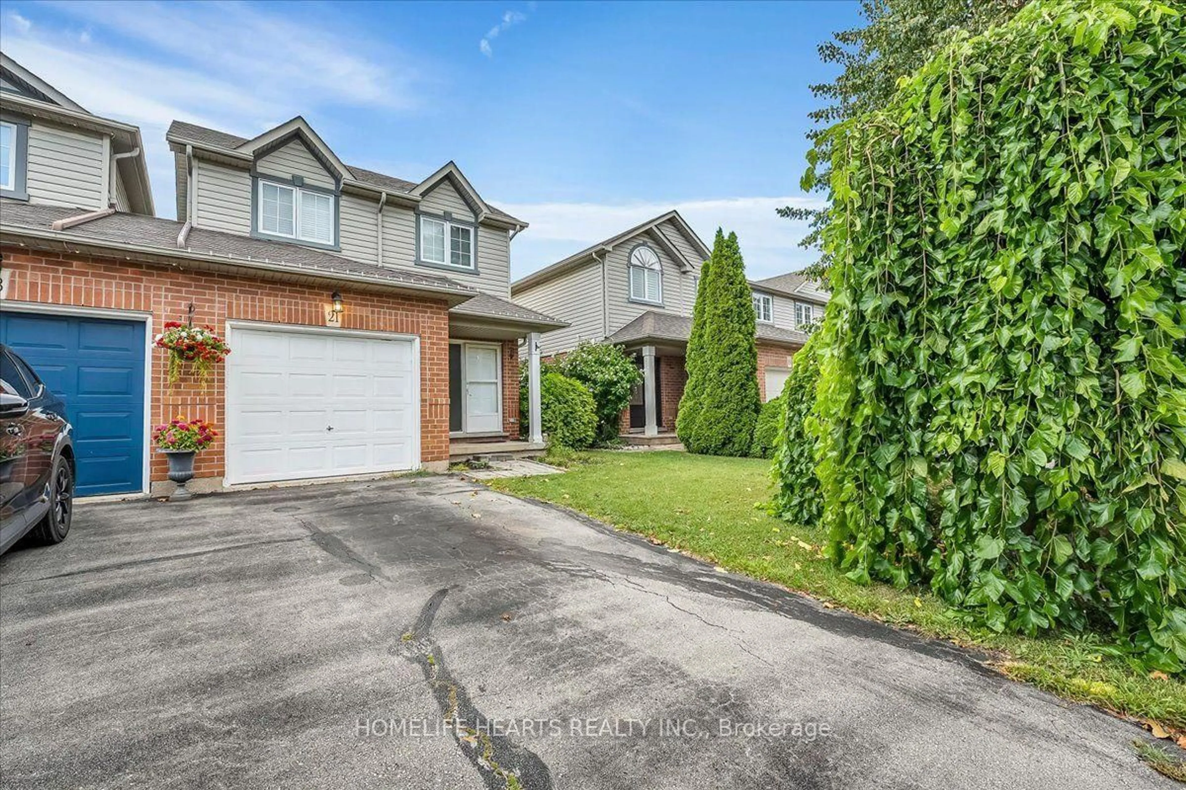 Home with brick exterior material, street for 21 Bronte Crt, Hamilton Ontario L9H 7N2