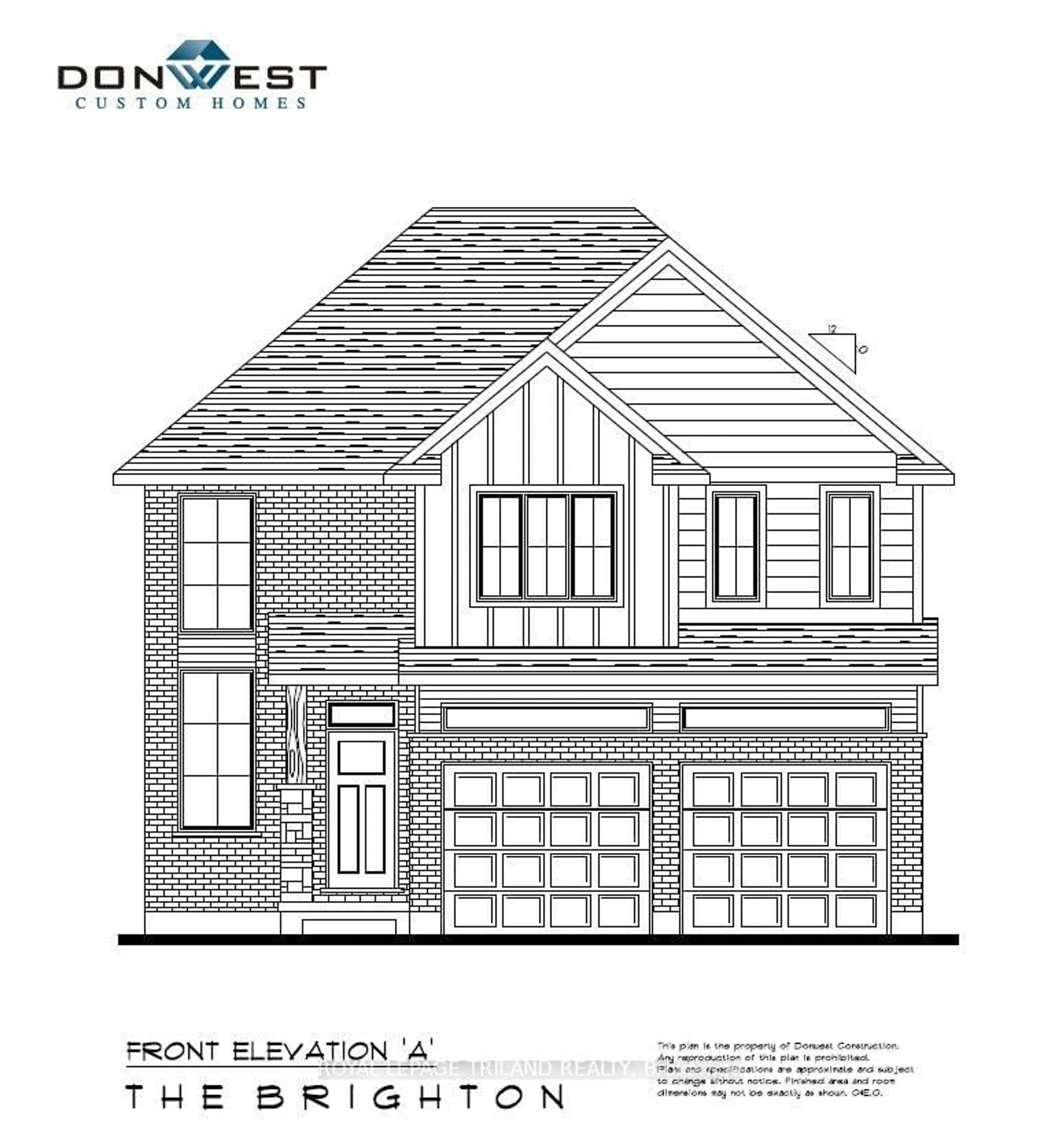 Floor plan for Lot 55 SANDYMOUNT Pkwy, St. Thomas Ontario N5P 2K8