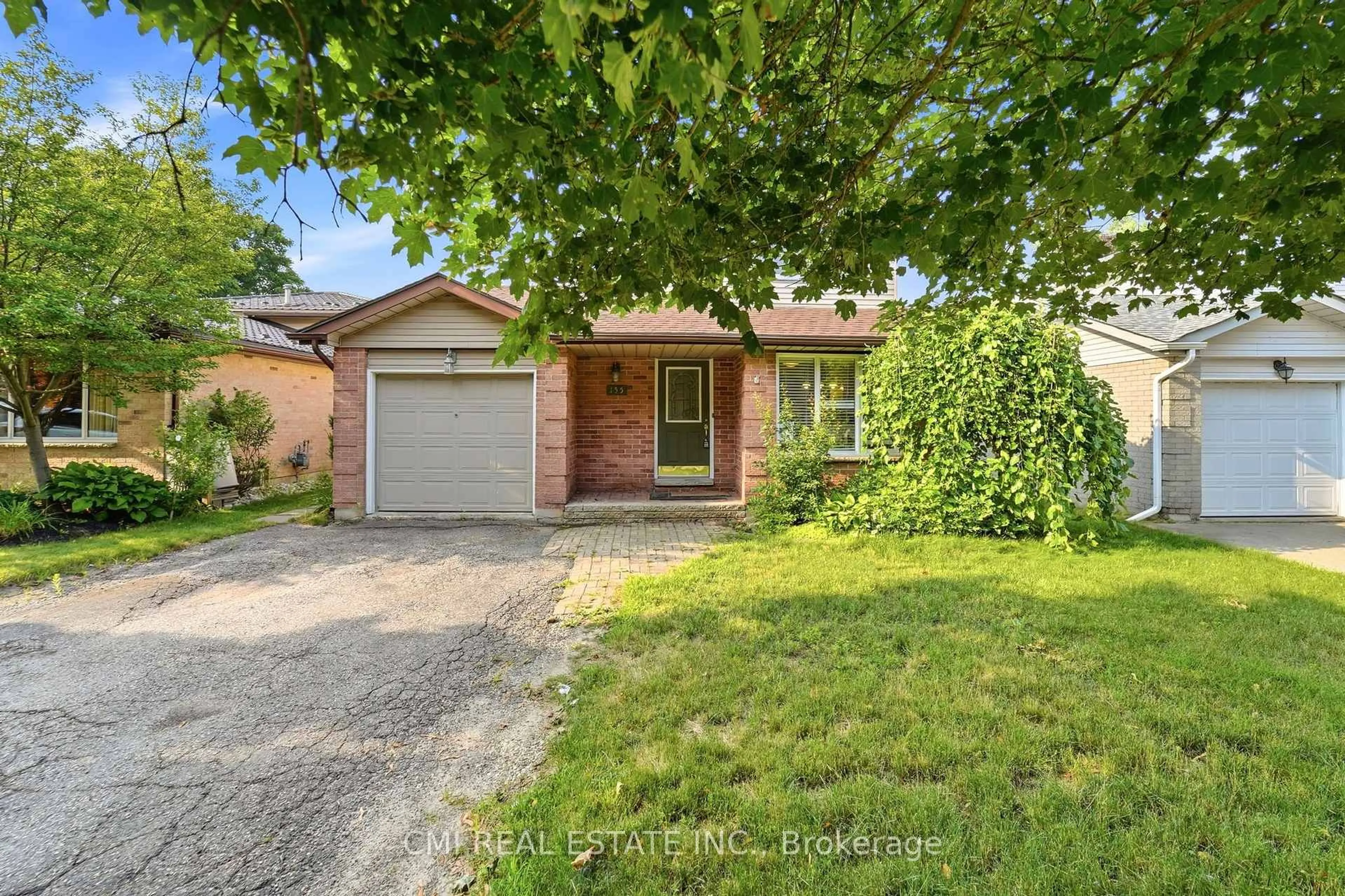 Home with brick exterior material, street for 155 Foxhunt Rd, Waterloo Ontario N2K 2R8