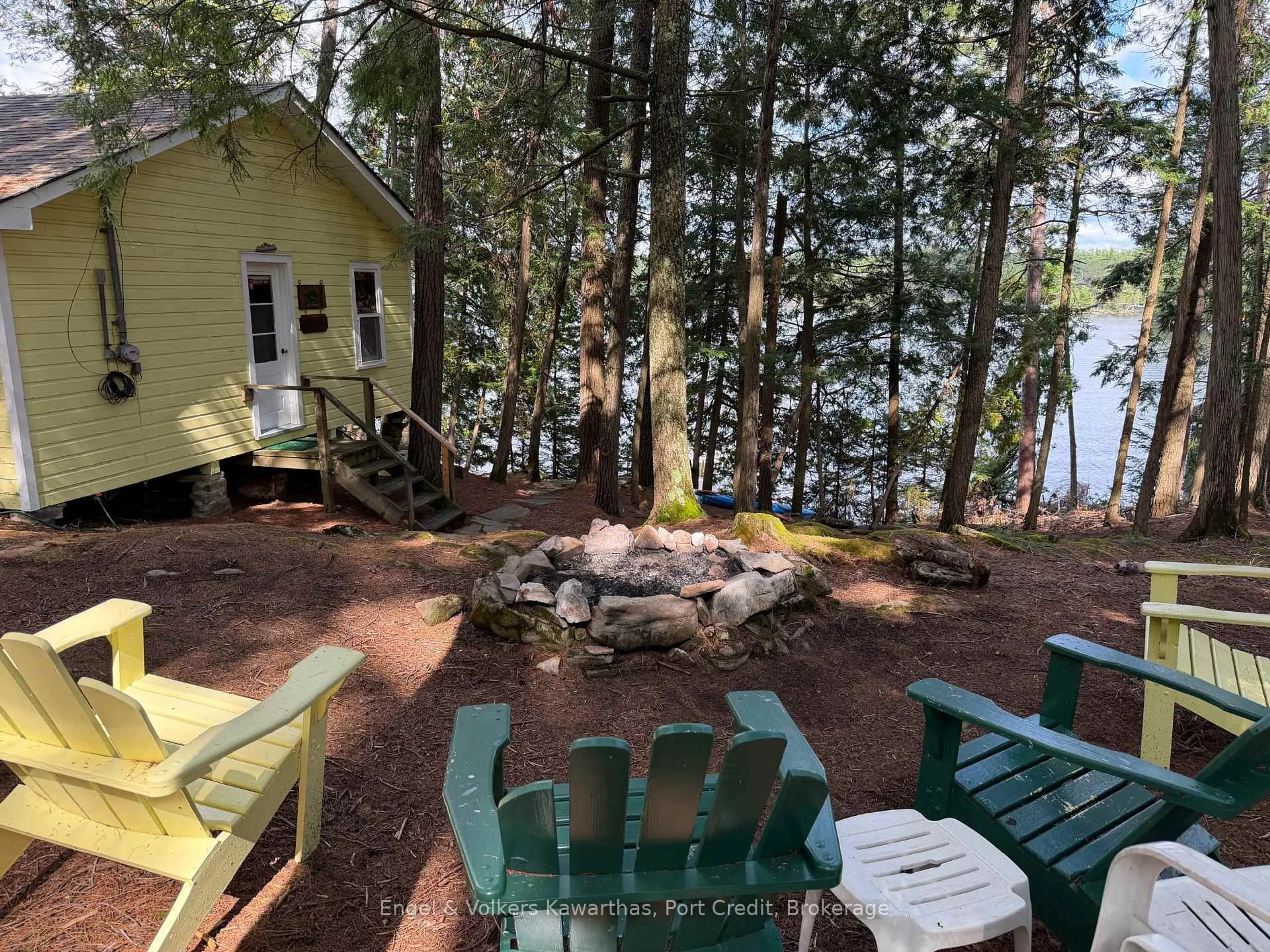 Patio, water/lake/river/ocean view for 695 Griggs Island Jack Lake WAO Island, Havelock-Belmont-Methuen Ontario K0L 1A0