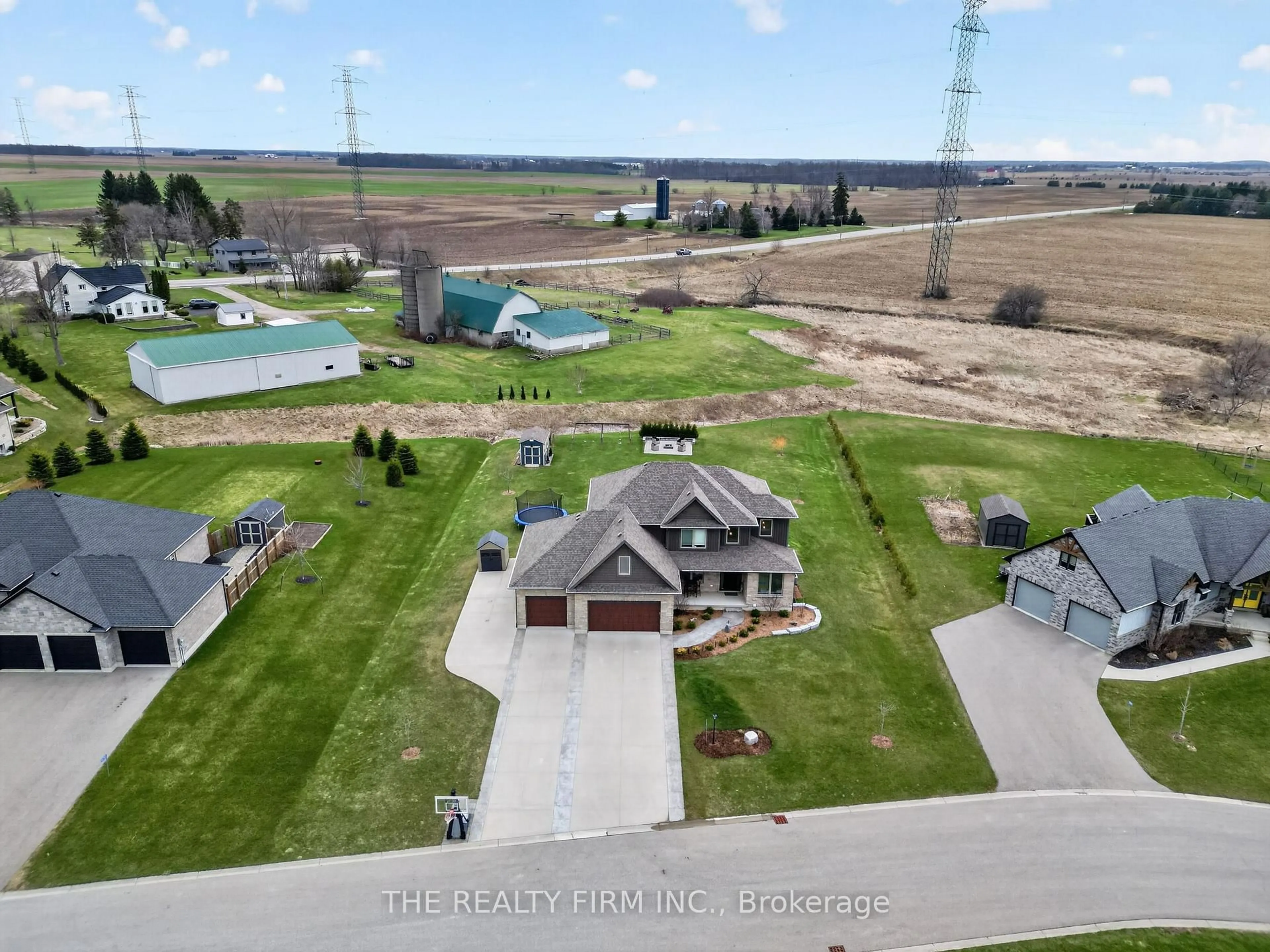 A pic from outside/outdoor area/front of a property/back of a property/a pic from drone, water/lake/river/ocean view for 49287 Ashland Ave, Malahide Ontario N0L 2J0