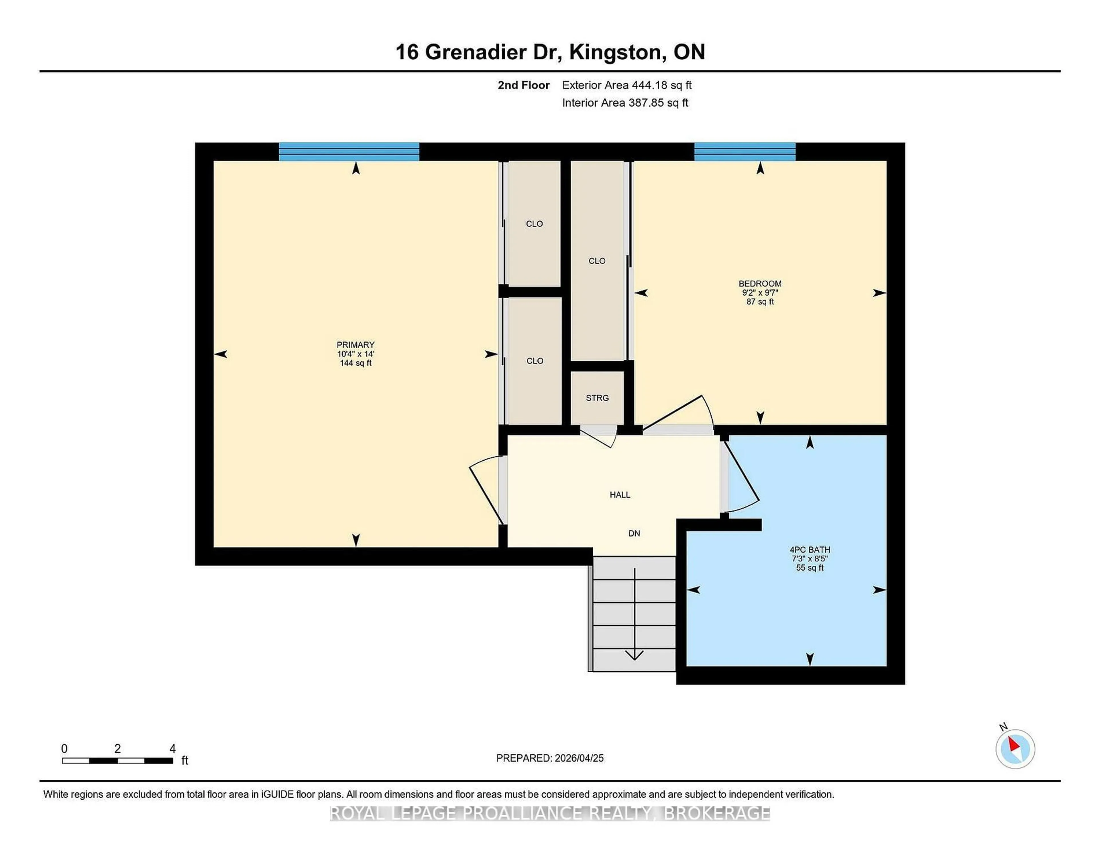 Floor plan for 16 Grenadier Dr, Kingston Ontario K7K 6E8