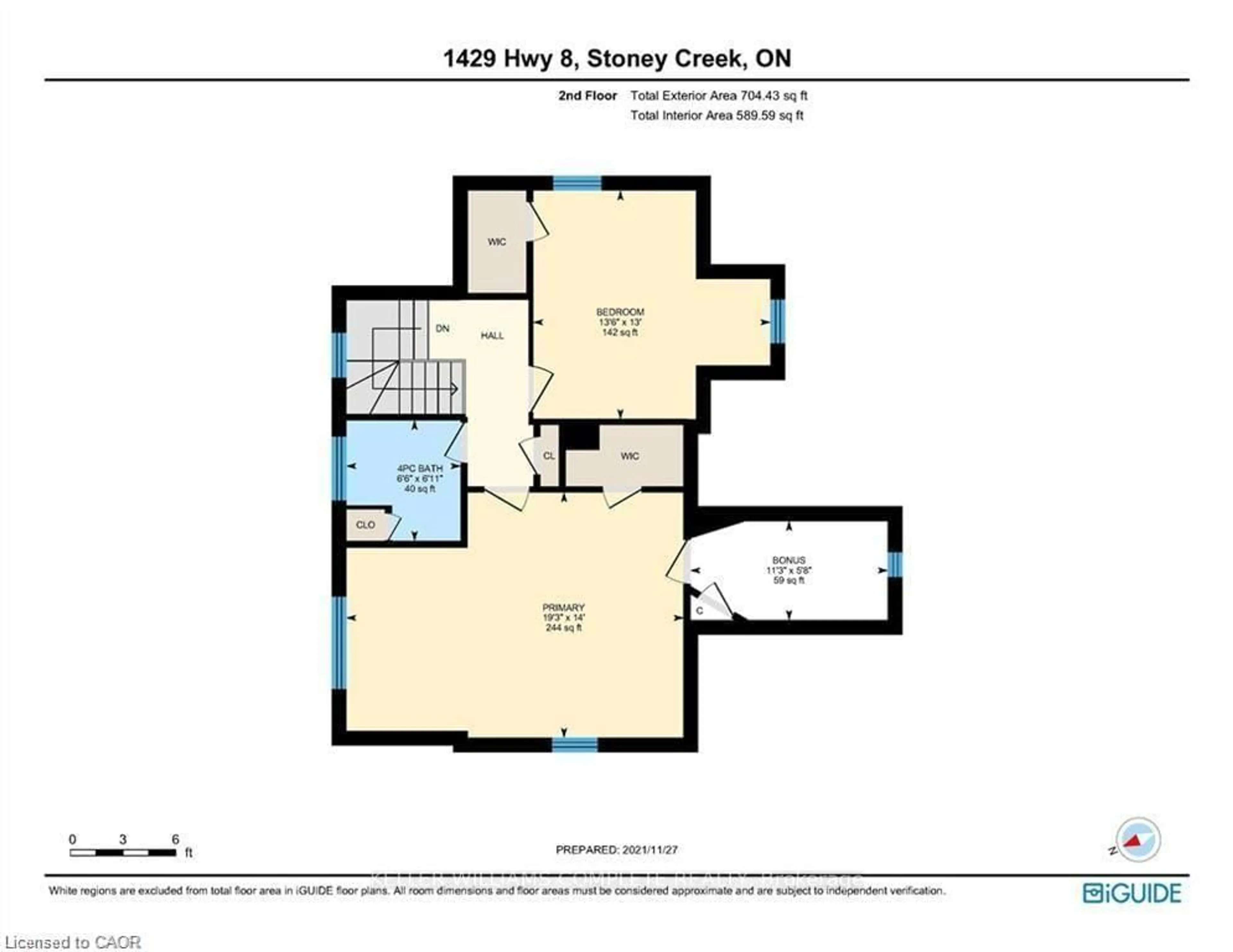 Floor plan for 1429 HIGHWAY #8 Rd, Hamilton Ontario L8E 5K8