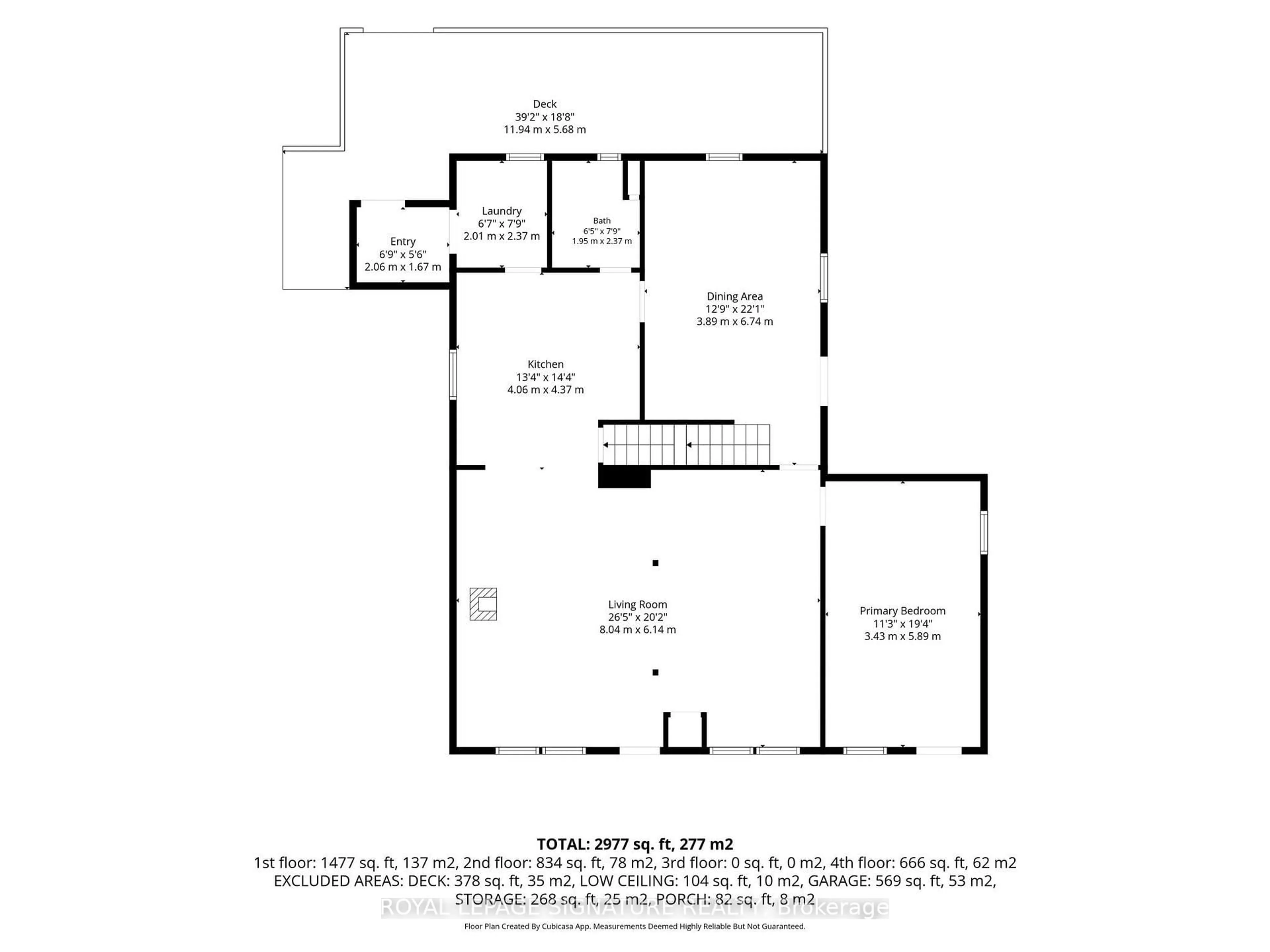 Floor plan for 629295 Grey Road 119, Blue Mountains Ontario N0H 1J0