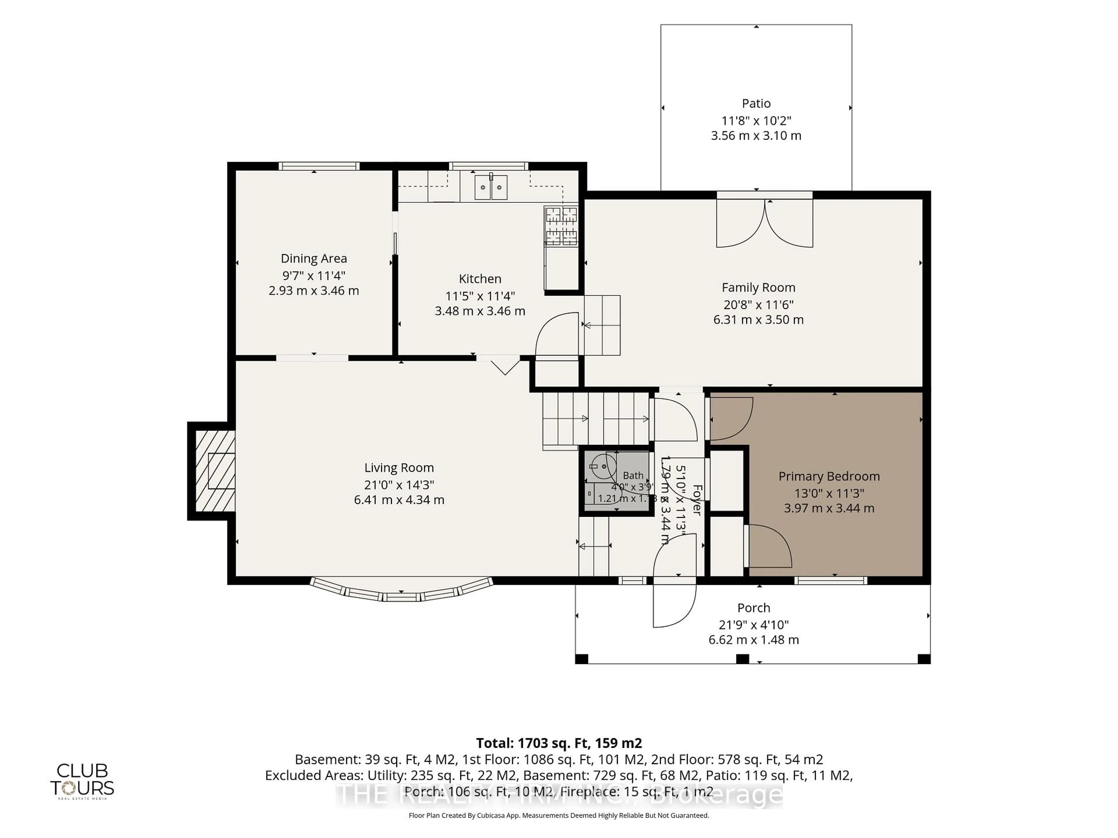 Floor plan for 44 Ebury Pl, London South Ontario N6C 4V4