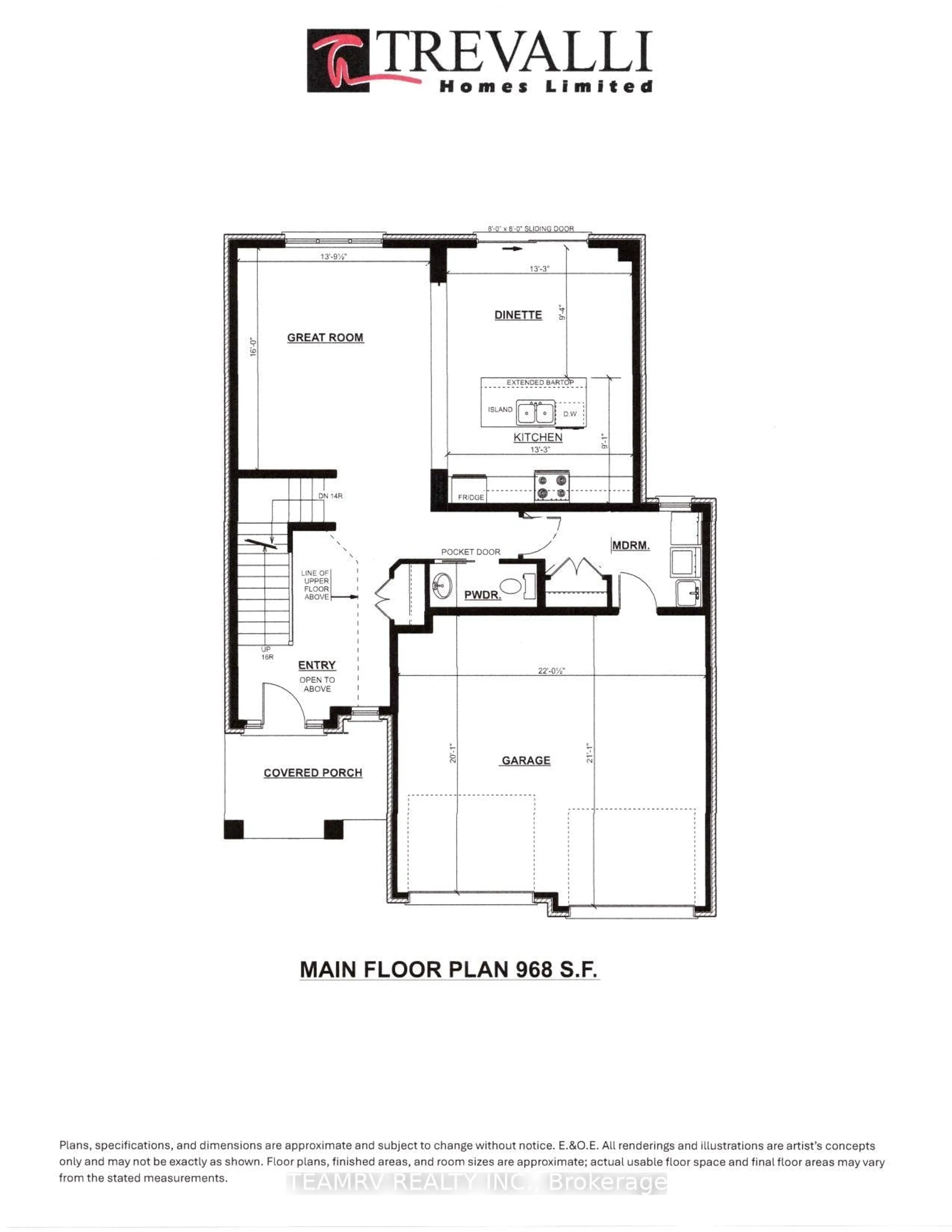 Floor plan for 6 Bodwell Ave, South-West Oxford Ontario N0J 1N0