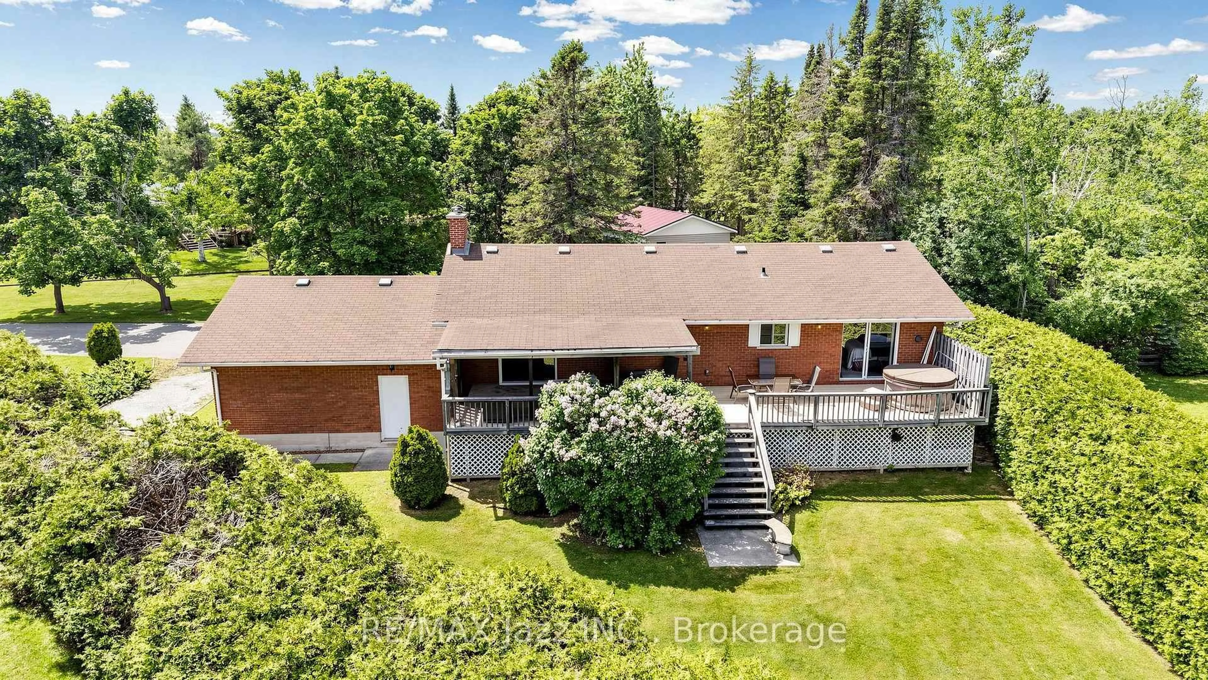 A pic from outside/outdoor area/front of a property/back of a property/a pic from drone, unknown for 15 Beavers Lane, Kawartha Lakes Ontario K0M 2T0