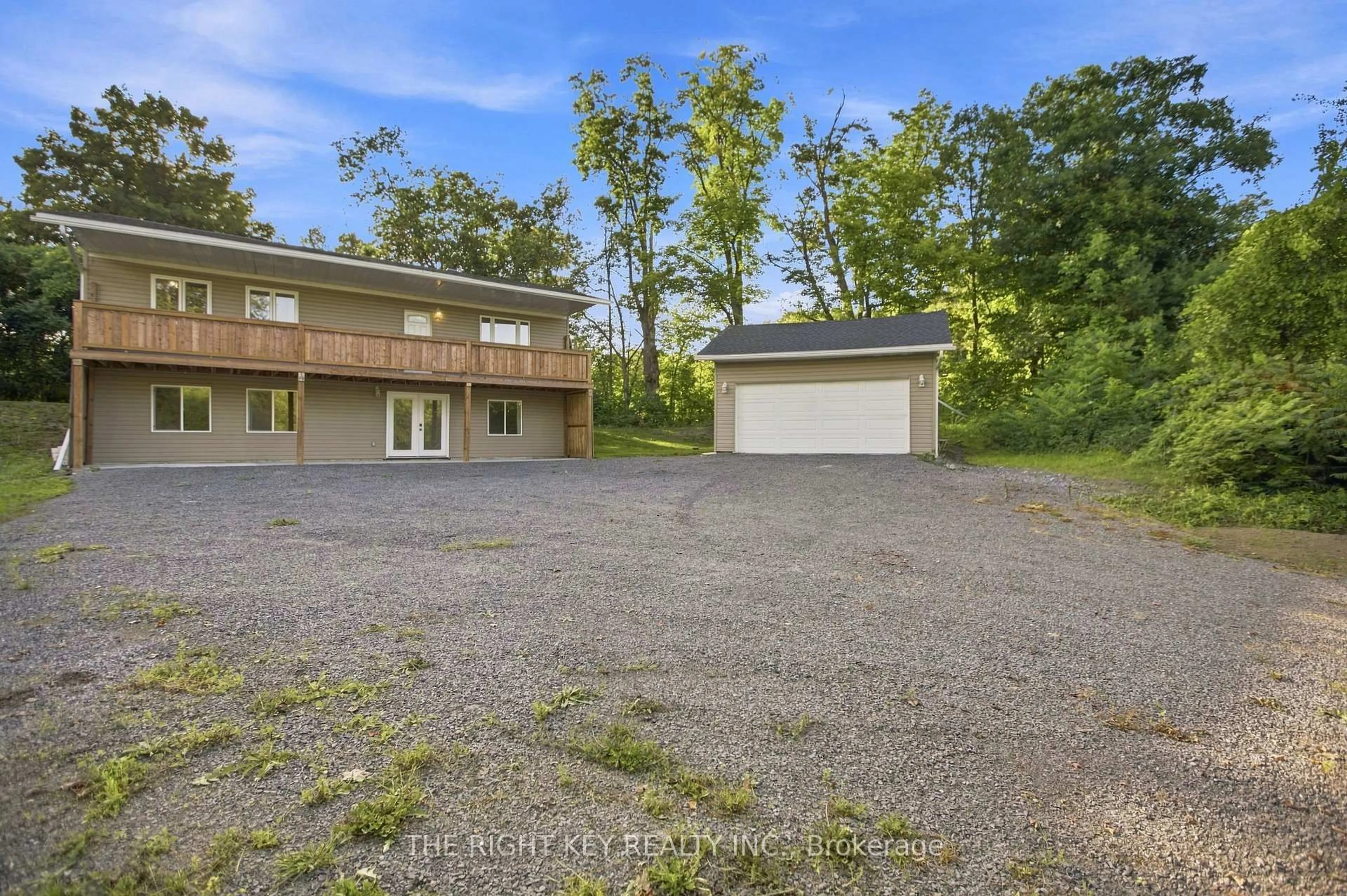 A pic from outside/outdoor area/front of a property/back of a property/a pic from drone, water/lake/river/ocean view for 16 Stacey Dr, Burnstown Ontario K0J 1G0