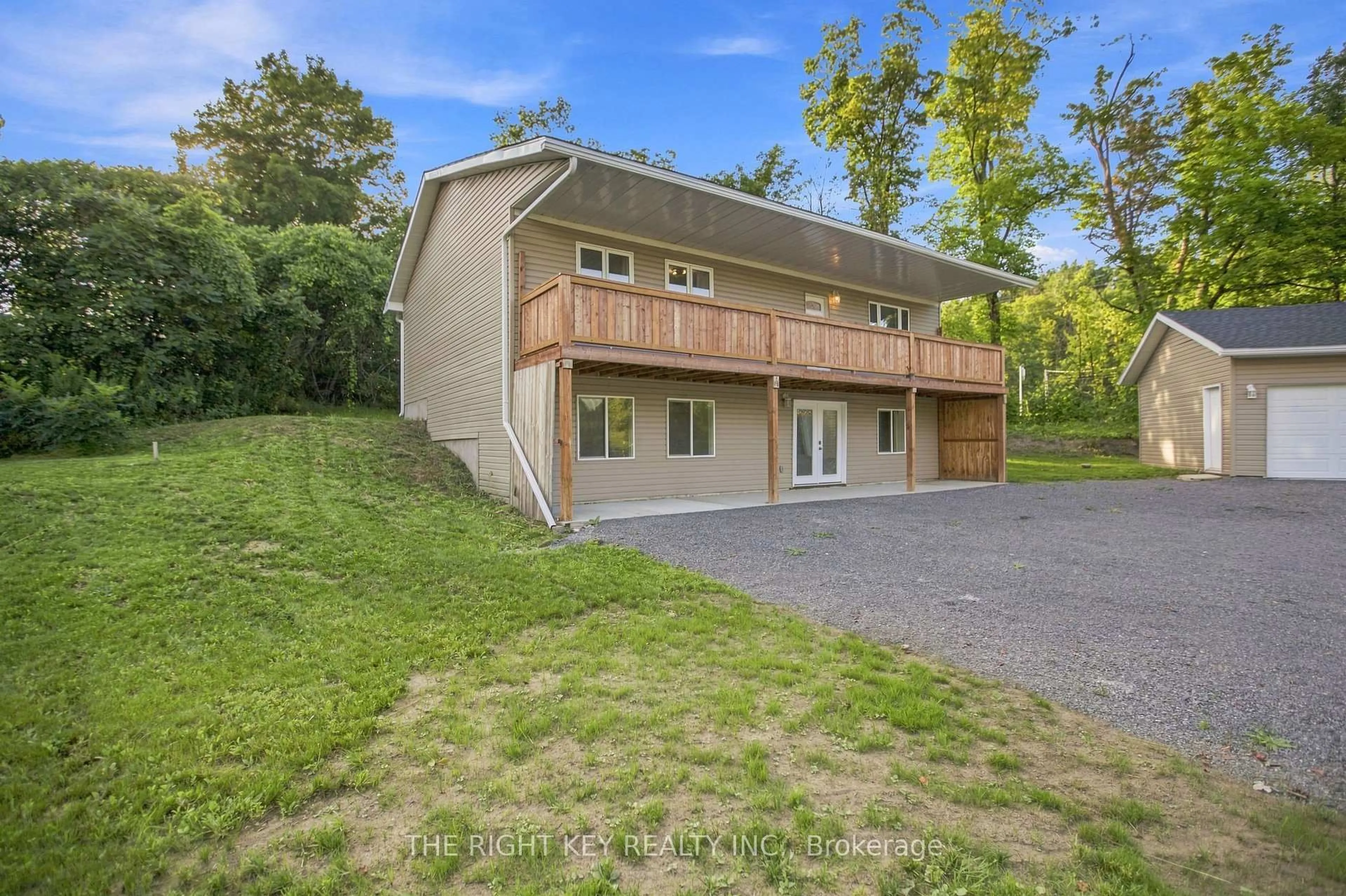 A pic from outside/outdoor area/front of a property/back of a property/a pic from drone, water/lake/river/ocean view for 16 Stacey Dr, Burnstown Ontario K0J 1G0
