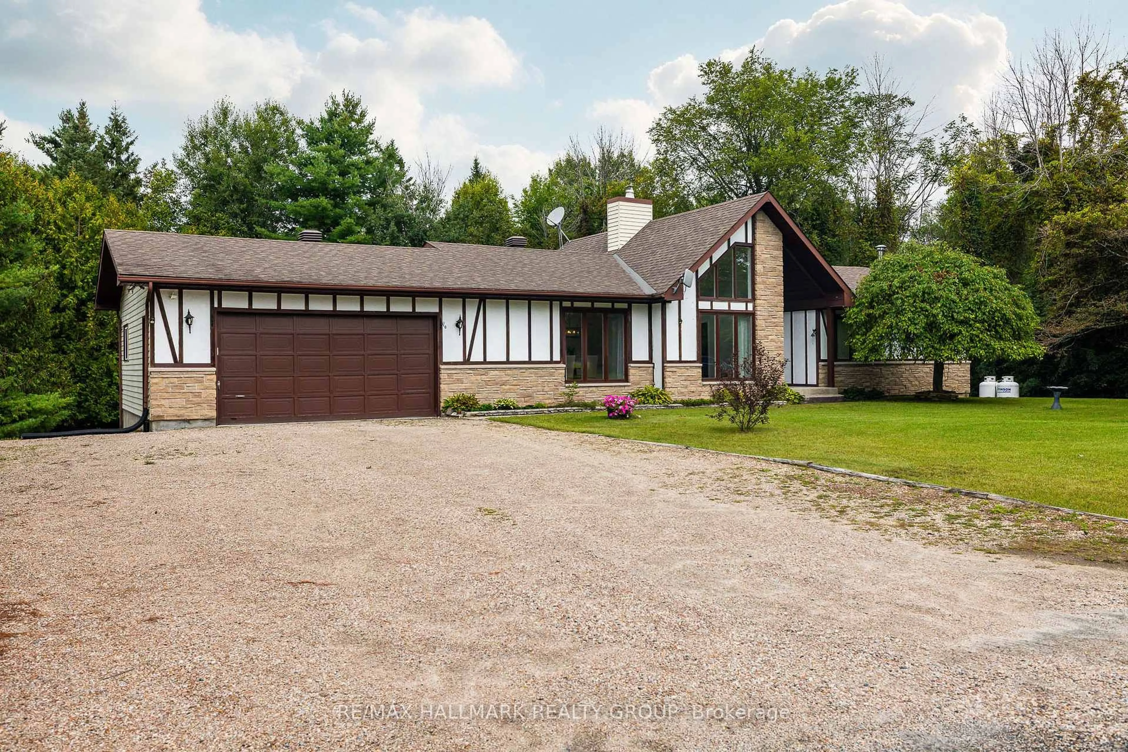 A pic from outside/outdoor area/front of a property/back of a property/a pic from drone, street for 2346 Bathurst 5th Concession Rd, Perth Ontario K7H 3C9
