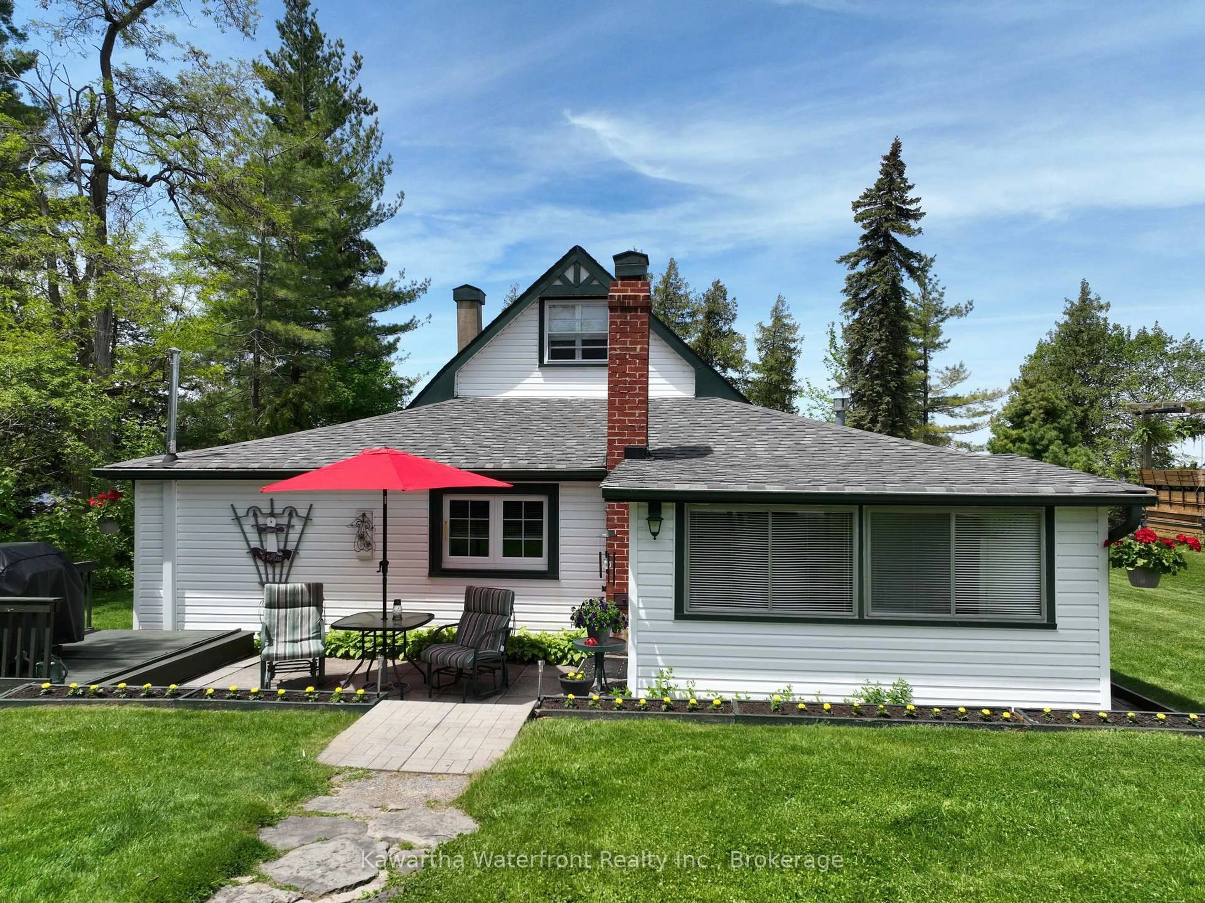 A pic from outside/outdoor area/front of a property/back of a property/a pic from drone, street for 48 Leslie Frost Lane, Kawartha Lakes Ontario K9V 4R6