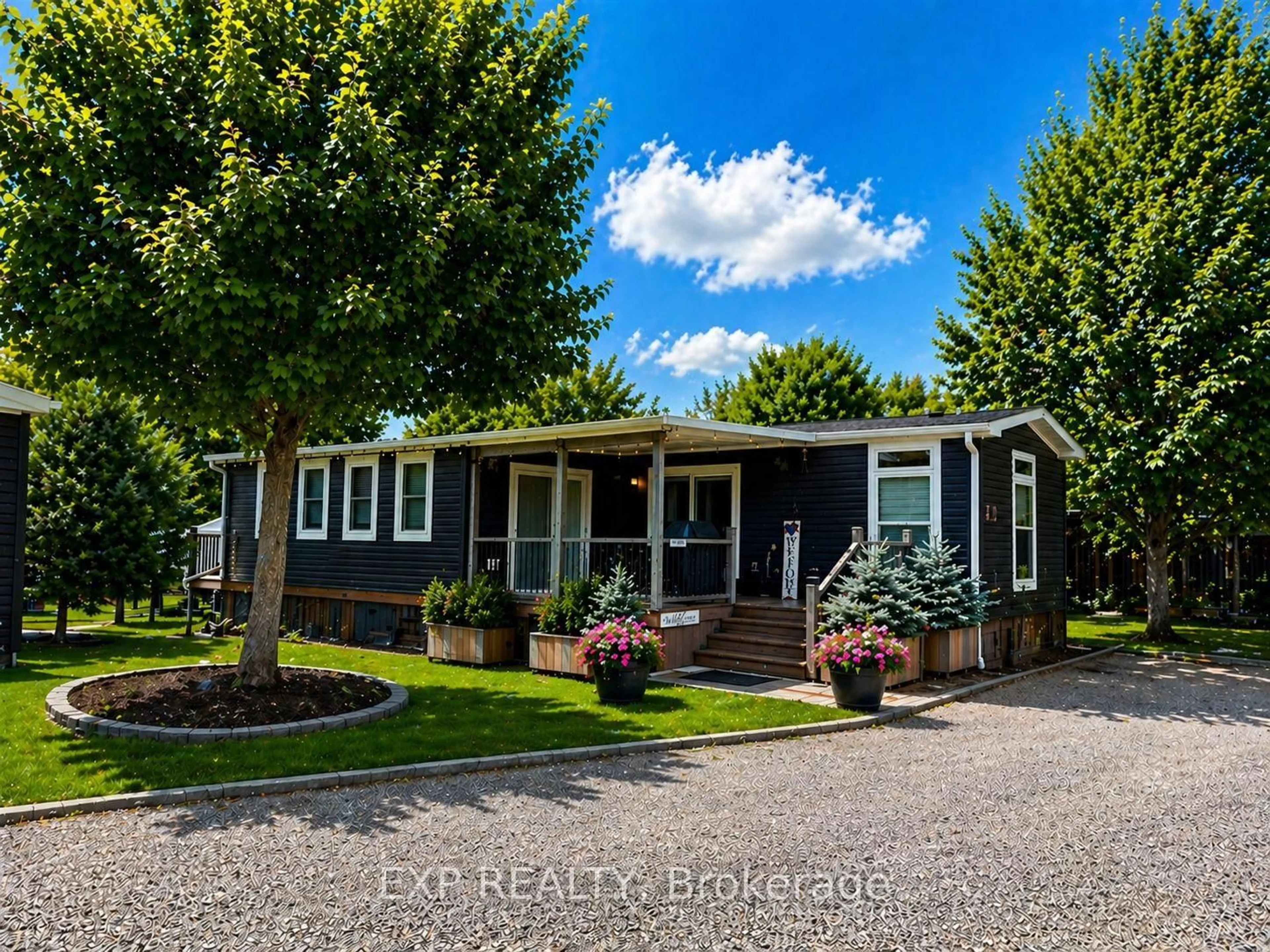 Home with vinyl exterior material, street for 923590 Road 92 Rd #616, Zorra Ontario N0J 1J0