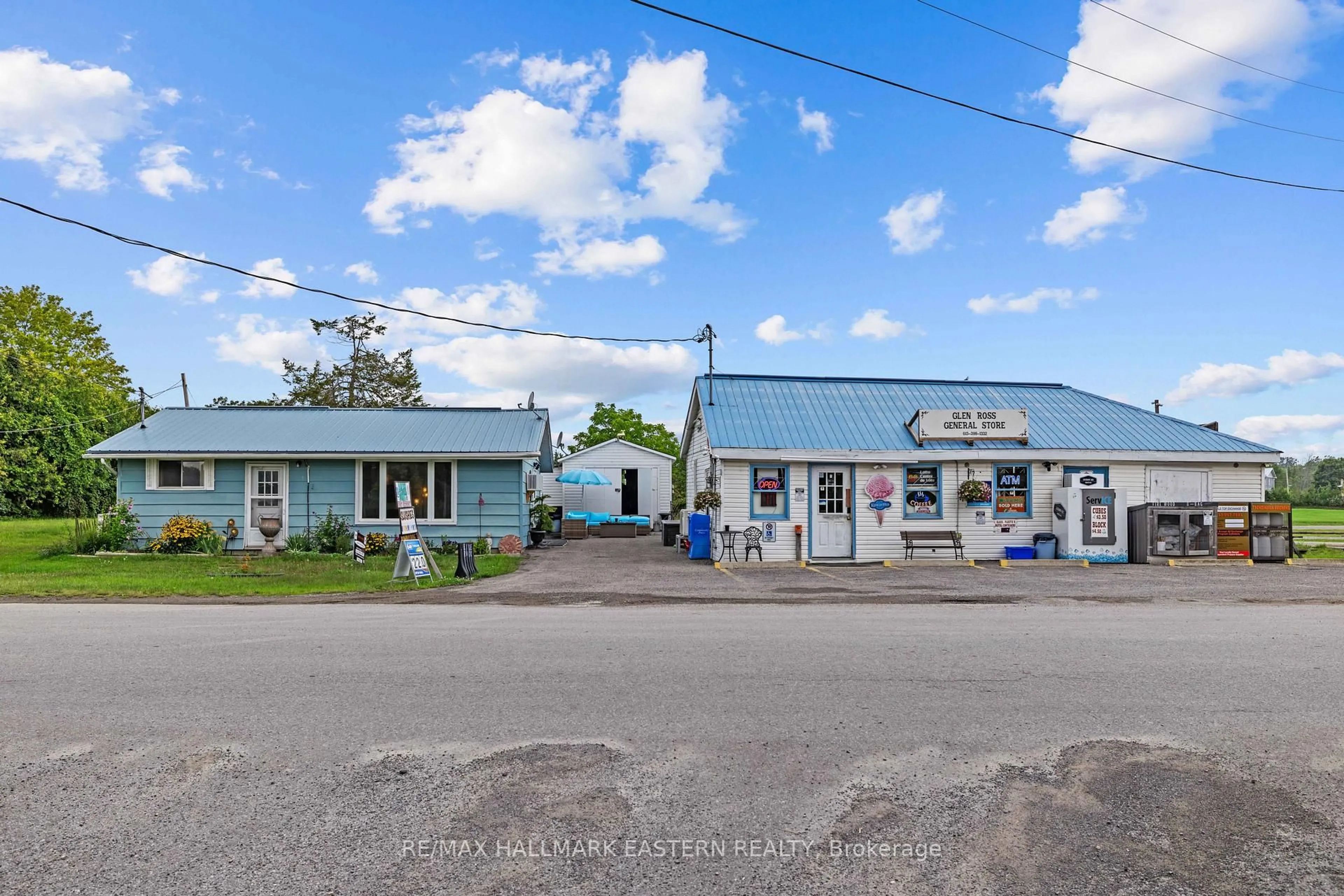 A pic from outside/outdoor area/front of a property/back of a property/a pic from drone, street for 1303 1305 Glen Ross Rd, Hastings Ontario K0K 2C0