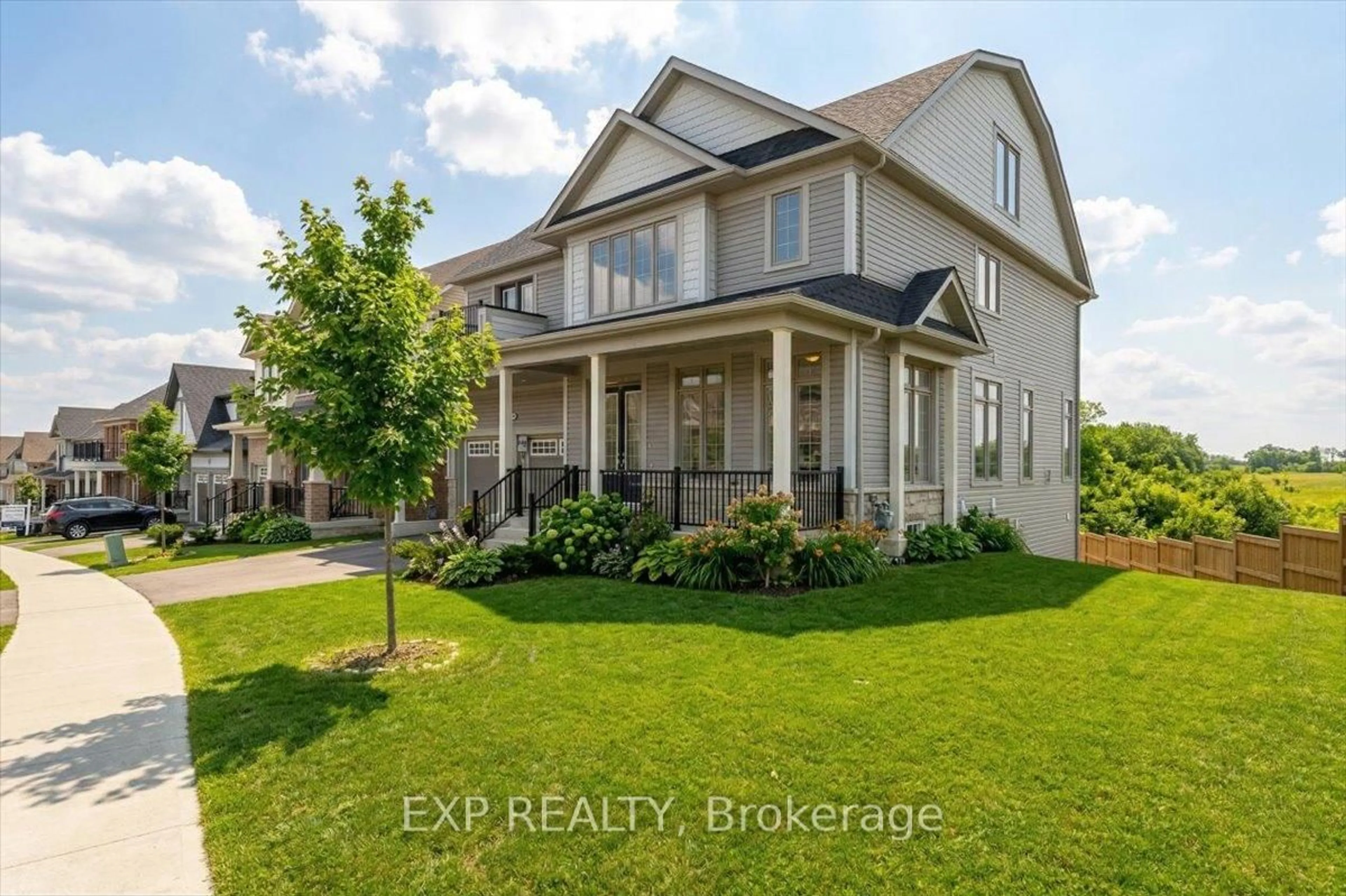 A pic from outside/outdoor area/front of a property/back of a property/a pic from drone, street for 98 Rea Dr, Centre Wellington Ontario N1M 0J8