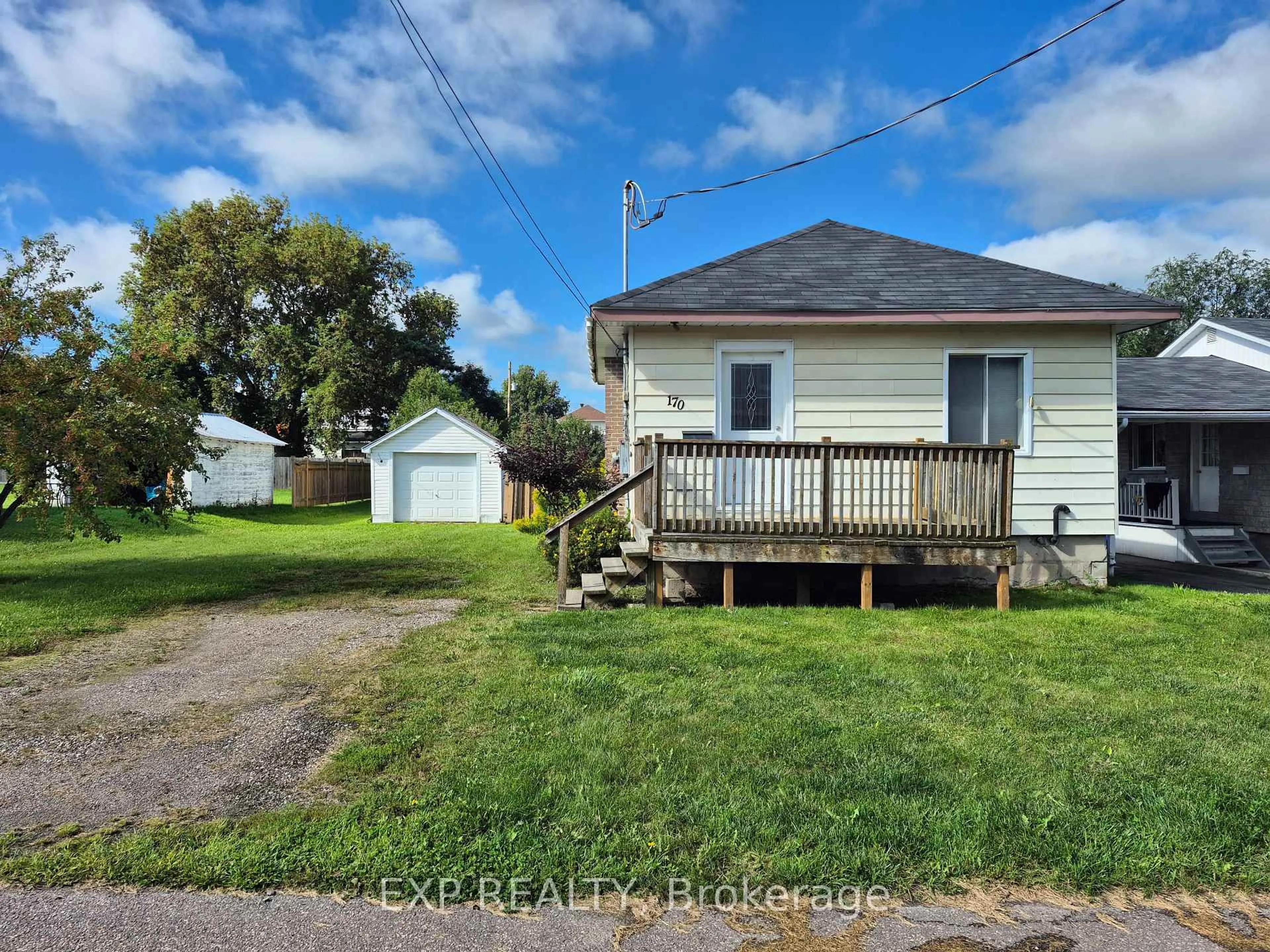 A pic from outside/outdoor area/front of a property/back of a property/a pic from drone, street for 170 June St, Renfrew Ontario K7V 2K3
