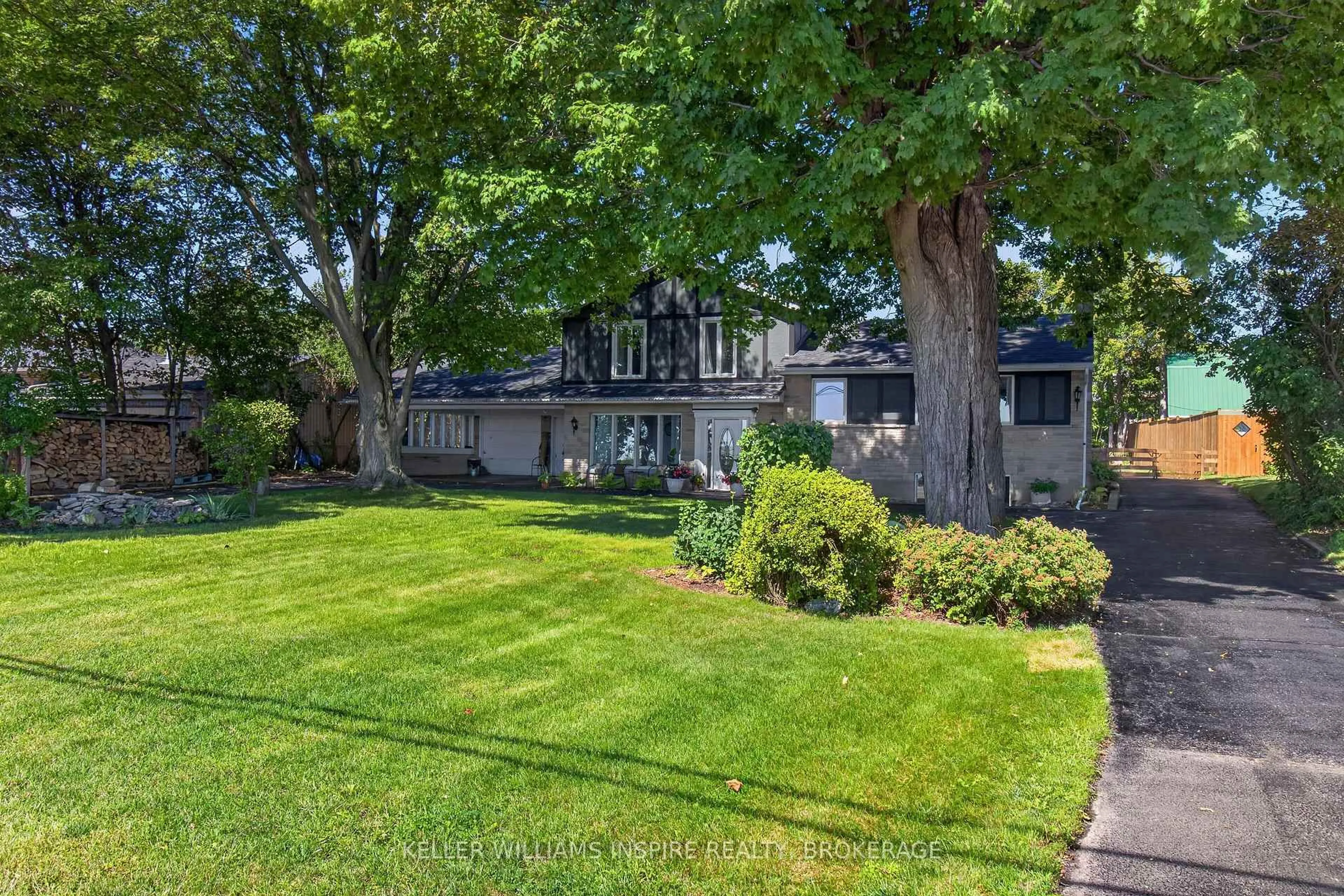 A pic from outside/outdoor area/front of a property/back of a property/a pic from drone, street for 4535 Bath Rd, Loyalist Ontario K7N 1A6