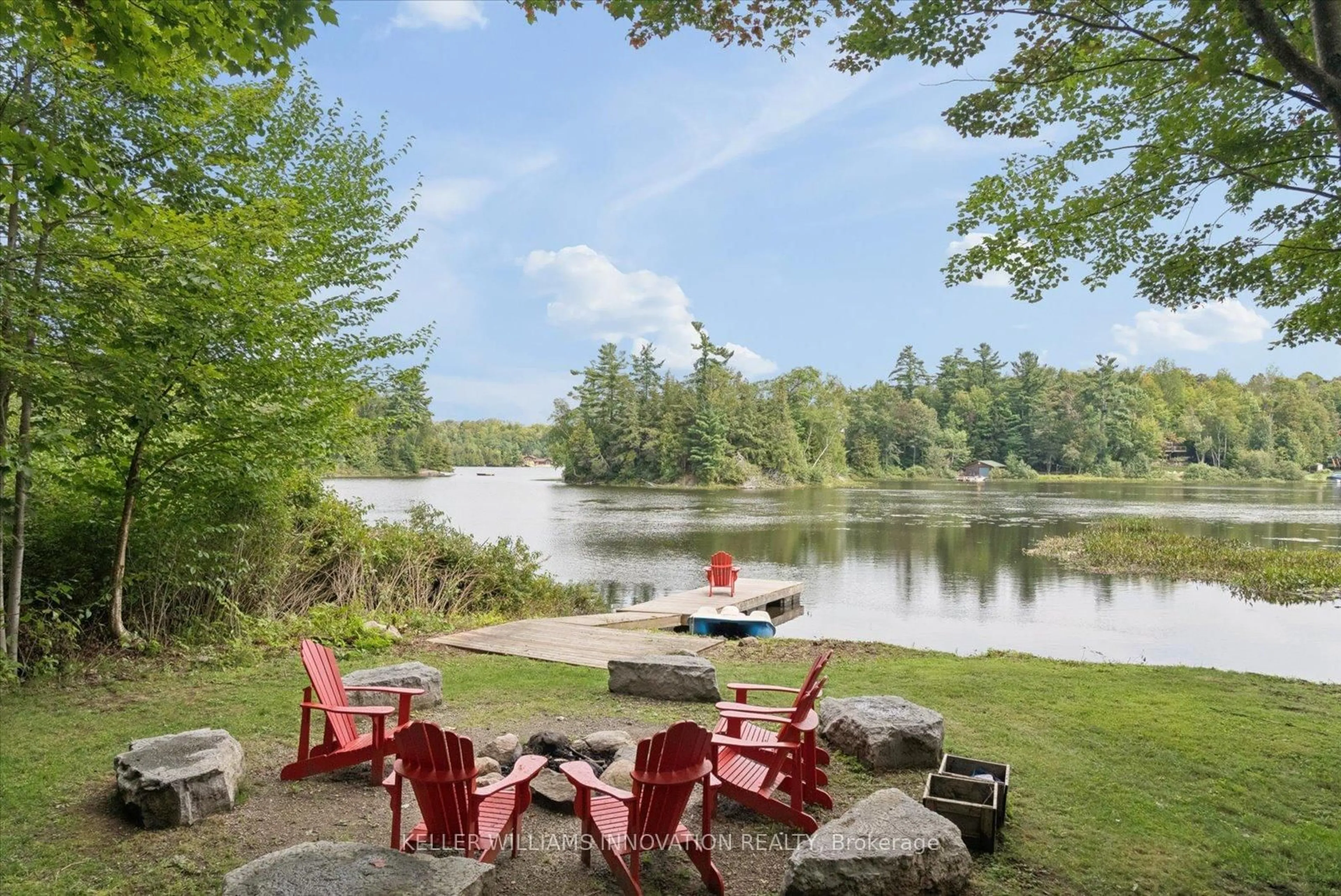 Patio, water/lake/river/ocean view for 371 Skene Rd, Hastings Ontario K0L 1W0