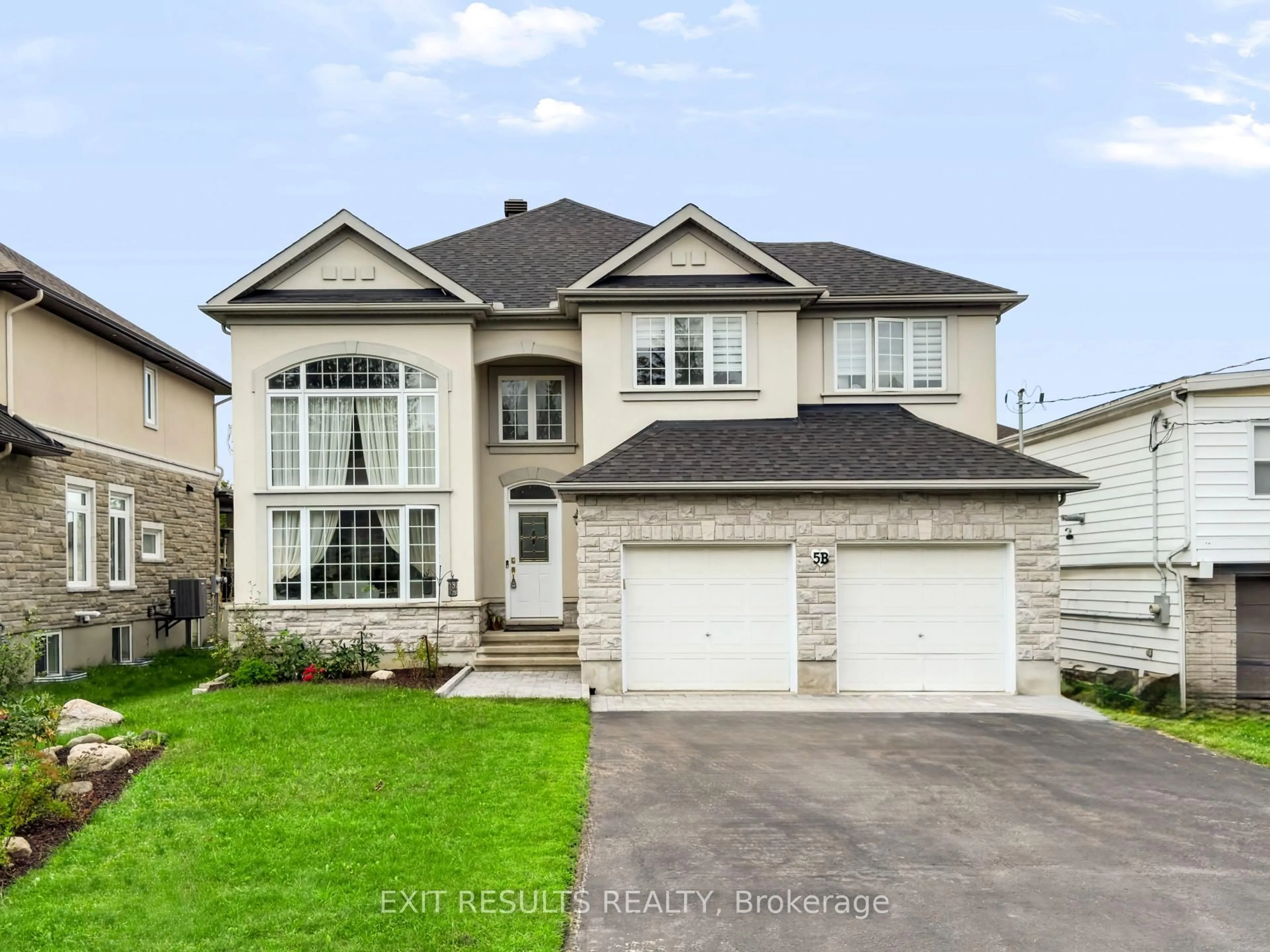 Home with vinyl exterior material, street for 5B KEMP Dr, Ottawa Ontario K1T 3W9