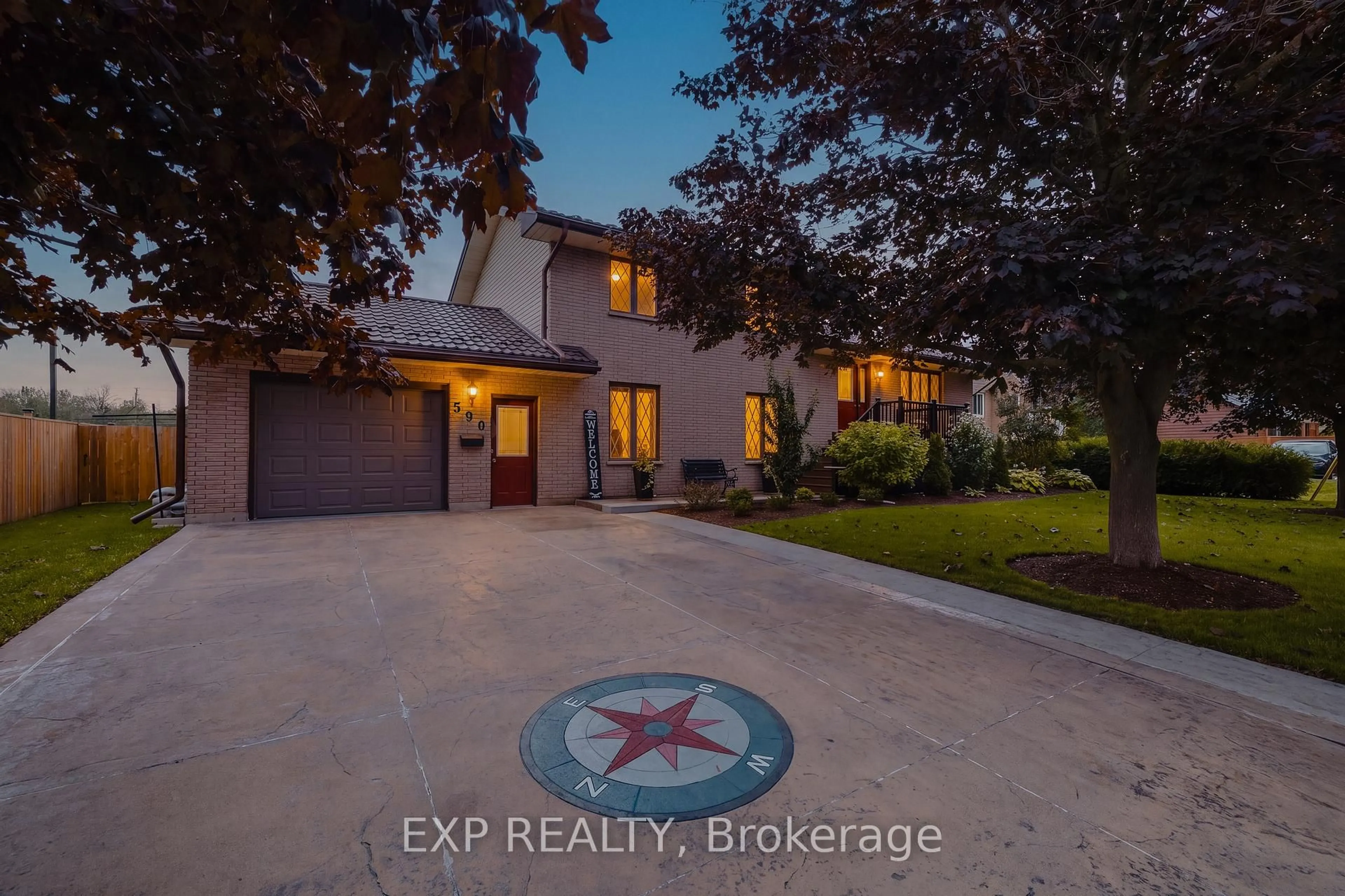 A pic from outside/outdoor area/front of a property/back of a property/a pic from drone, street for 590 Albert Ave, North Perth Ontario N4W 1V5