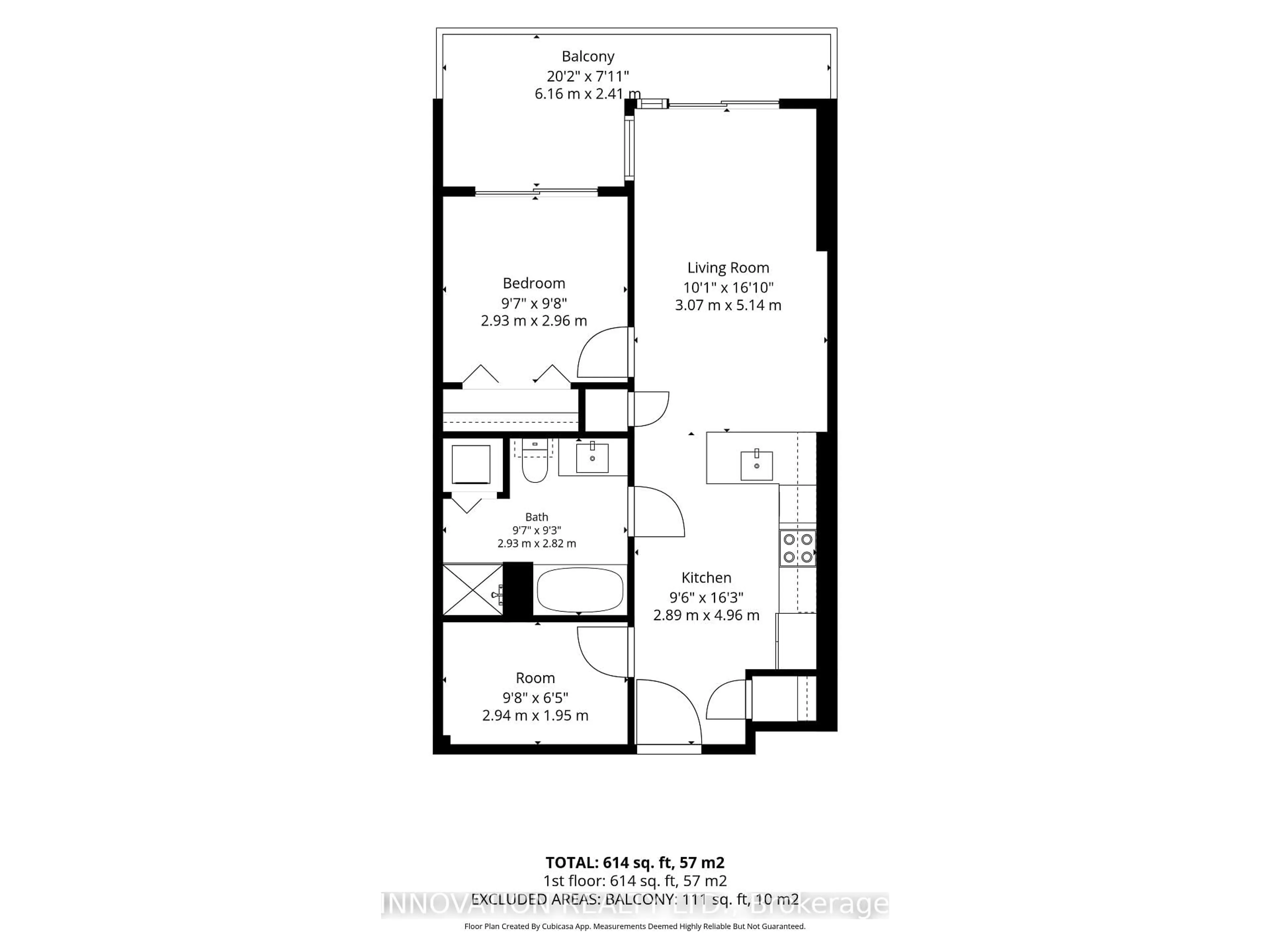 Floor plan for 200 Inlet Private #1006, Ottawa Ontario K4A 5H3