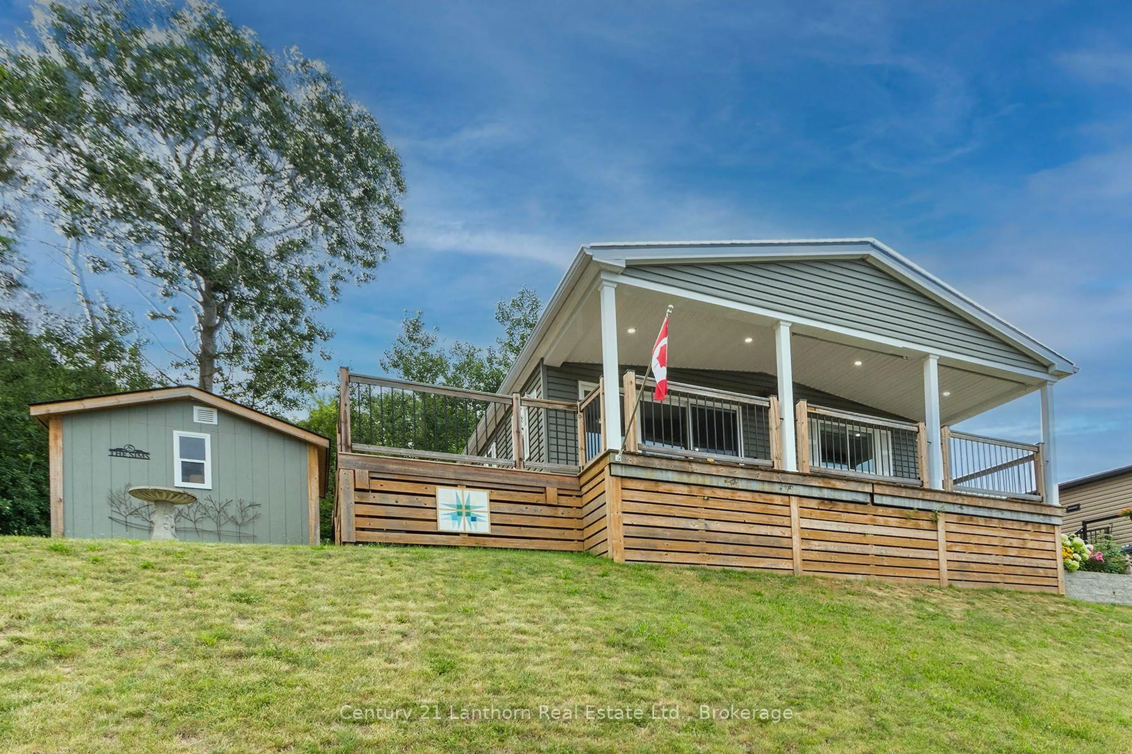 Home with vinyl exterior material, water/lake/river/ocean view for 484 Frankford Stirling Rd #12, Hastings Ontario K0K 2C0