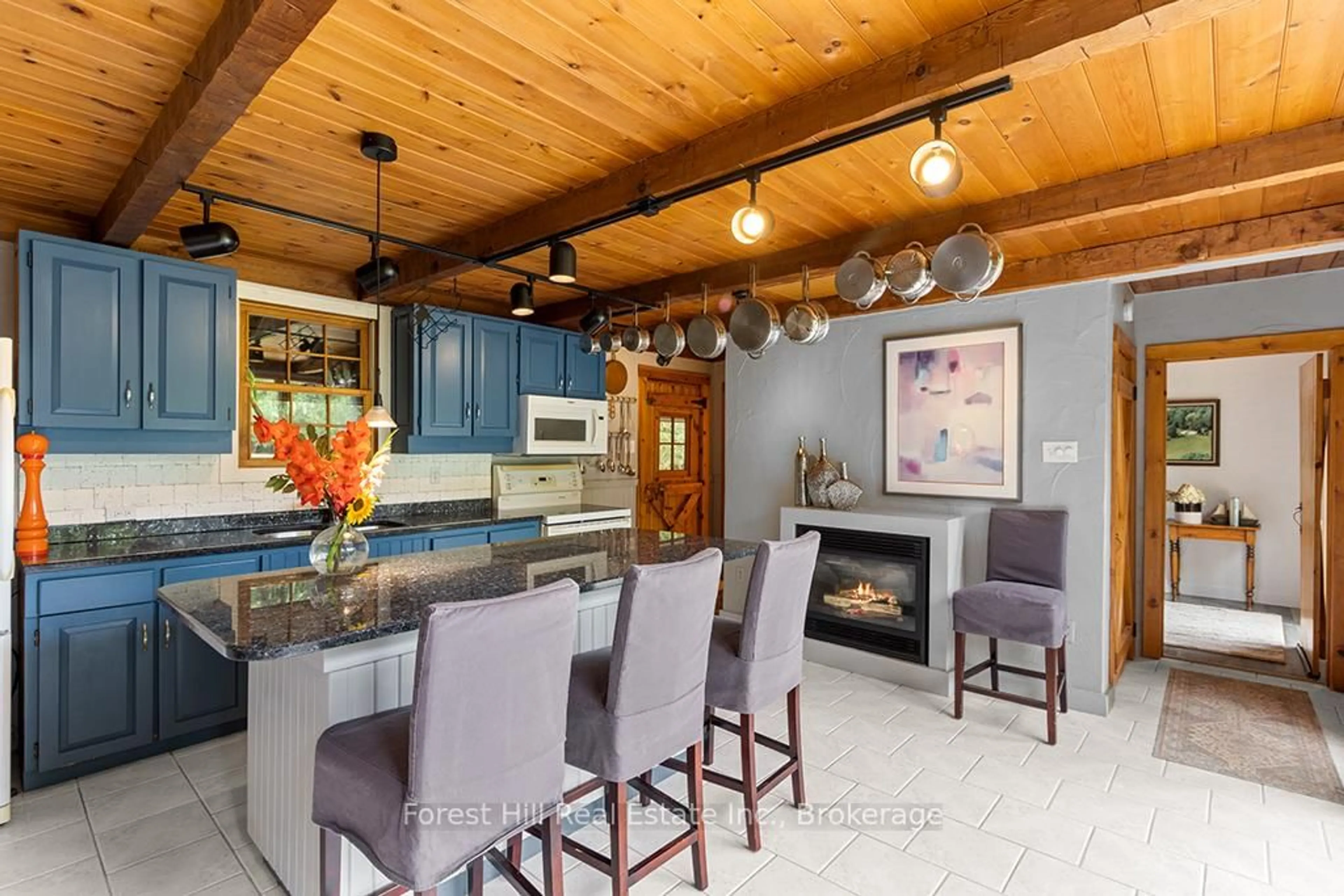 Open concept kitchen, ceramic/tile floor for 403288 Grey Road 4, West Grey Ontario N0G 1R0