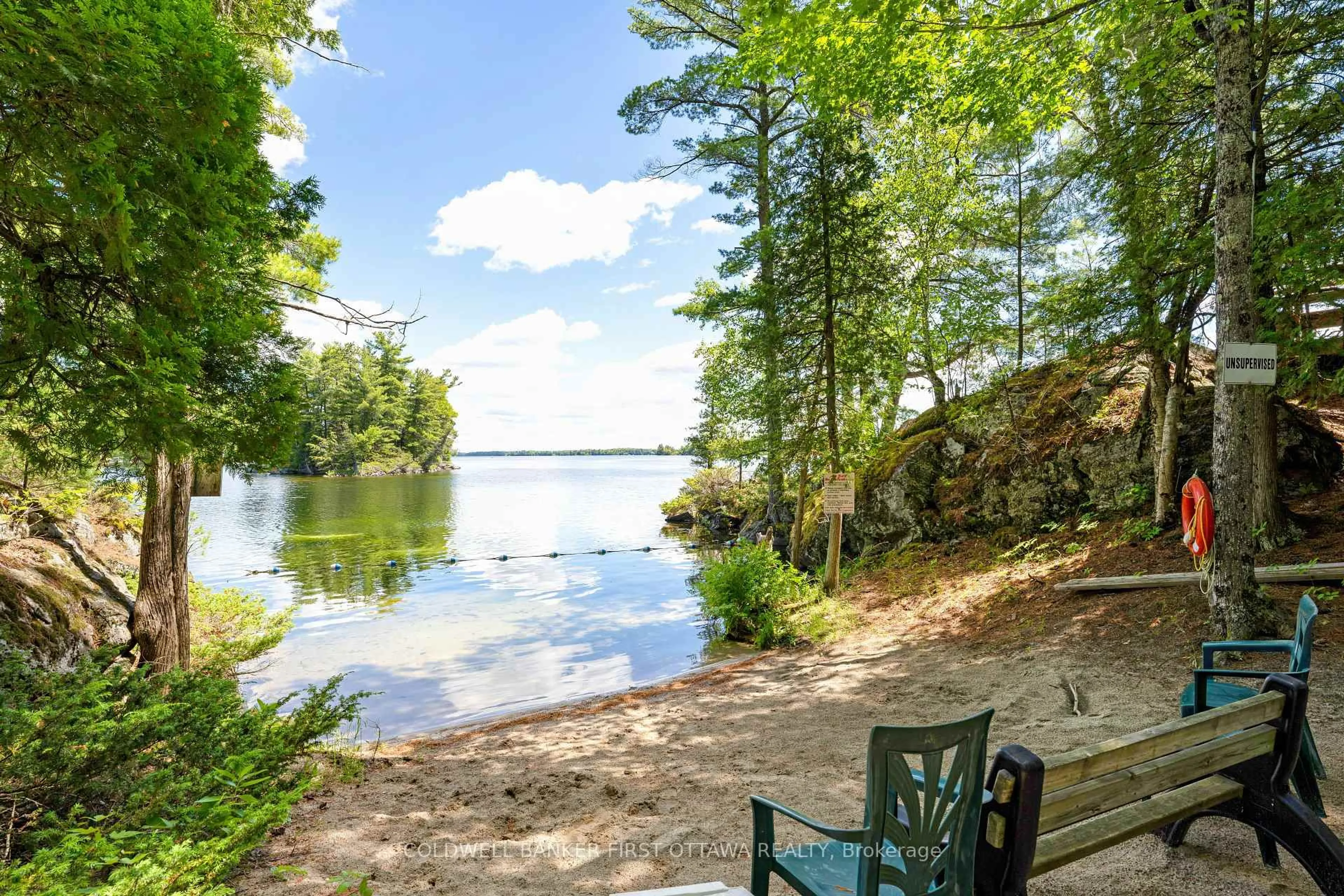 Patio, water/lake/river/ocean view for 944 McLaren Rd, Tay Valley Ontario K7H 0C9