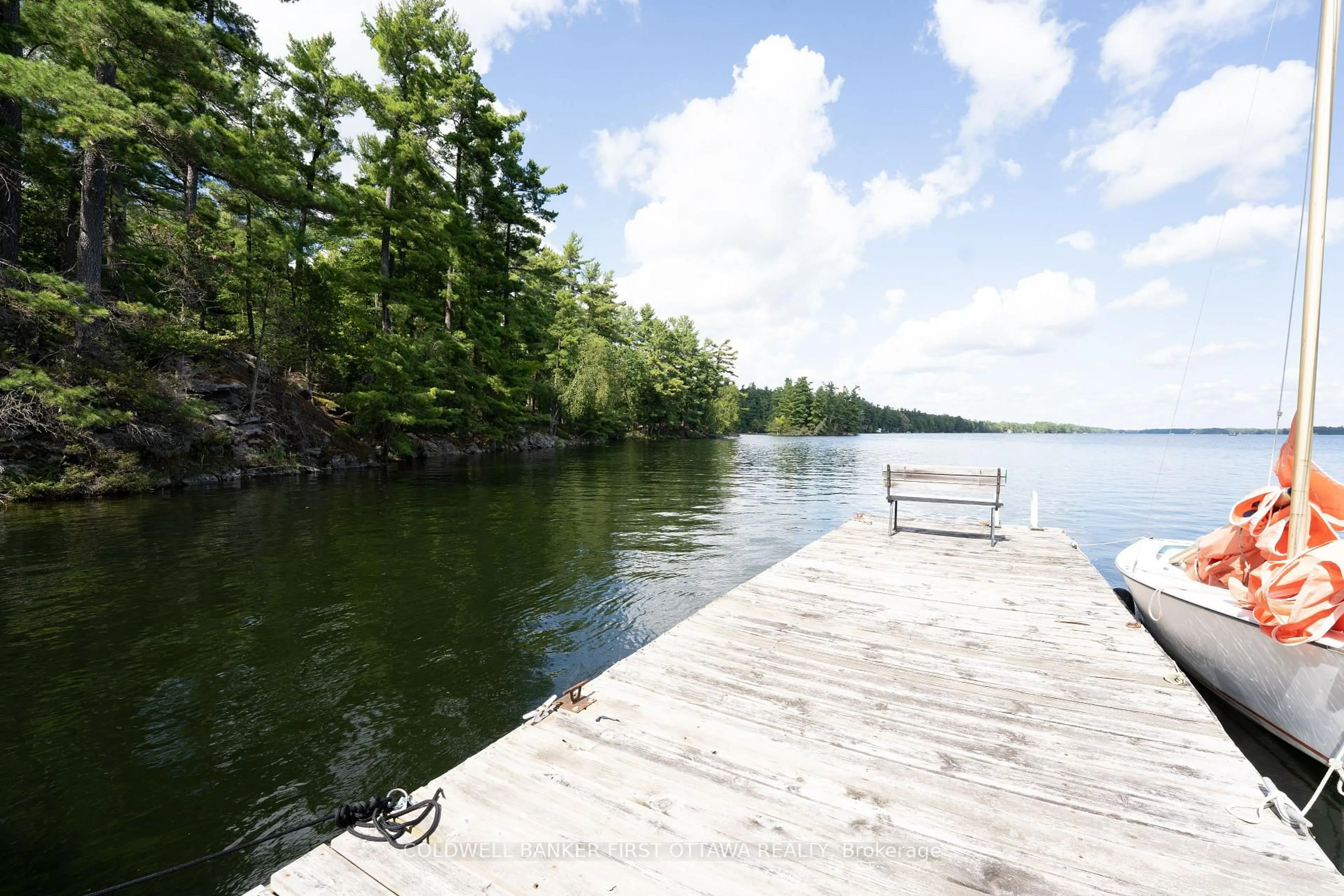 Patio, water/lake/river/ocean view for 944 McLaren Rd, Tay Valley Ontario K7H 0C9