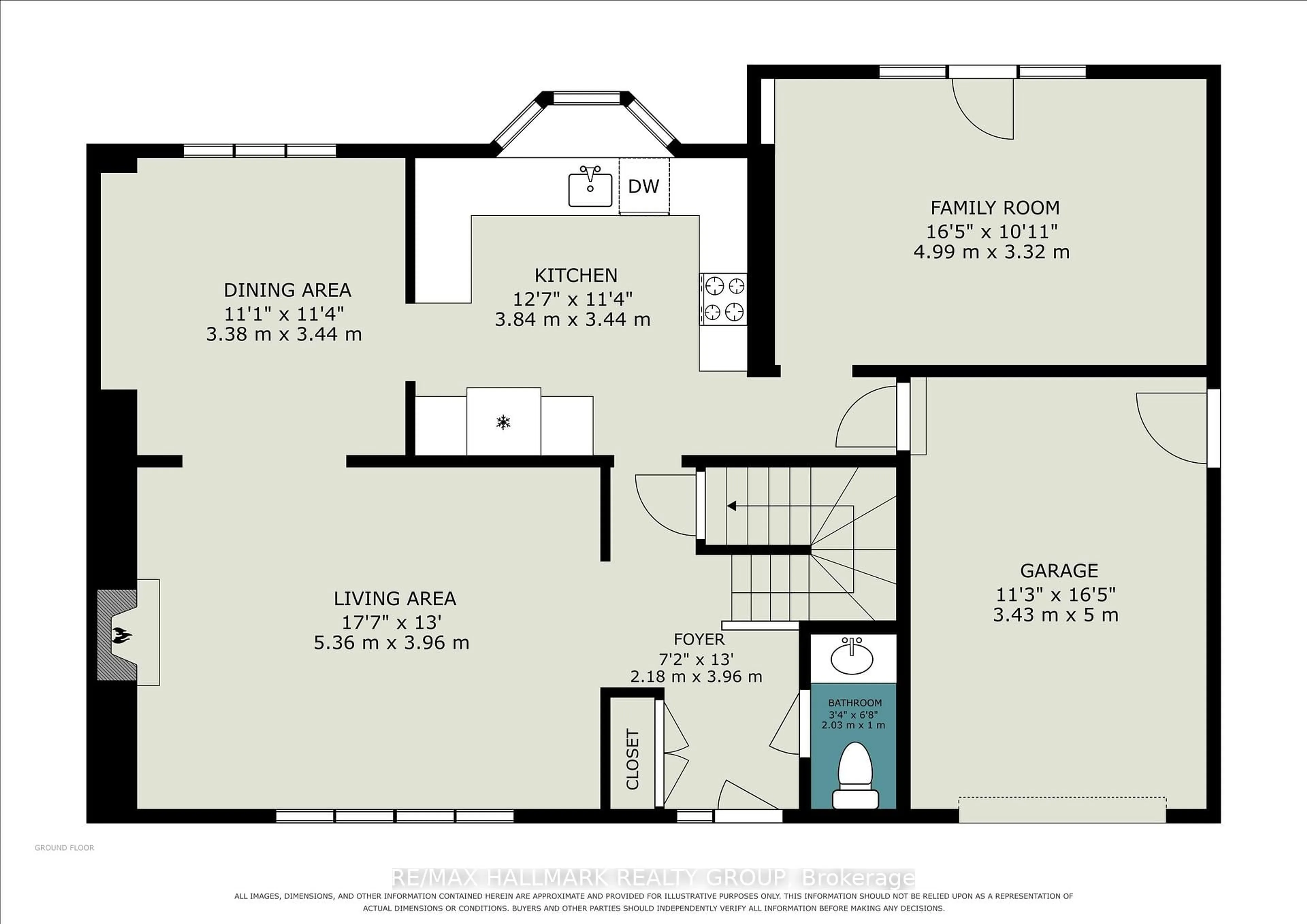 Floor plan for 21 Cremona Cres, Ottawa Ontario K2G 0Z9