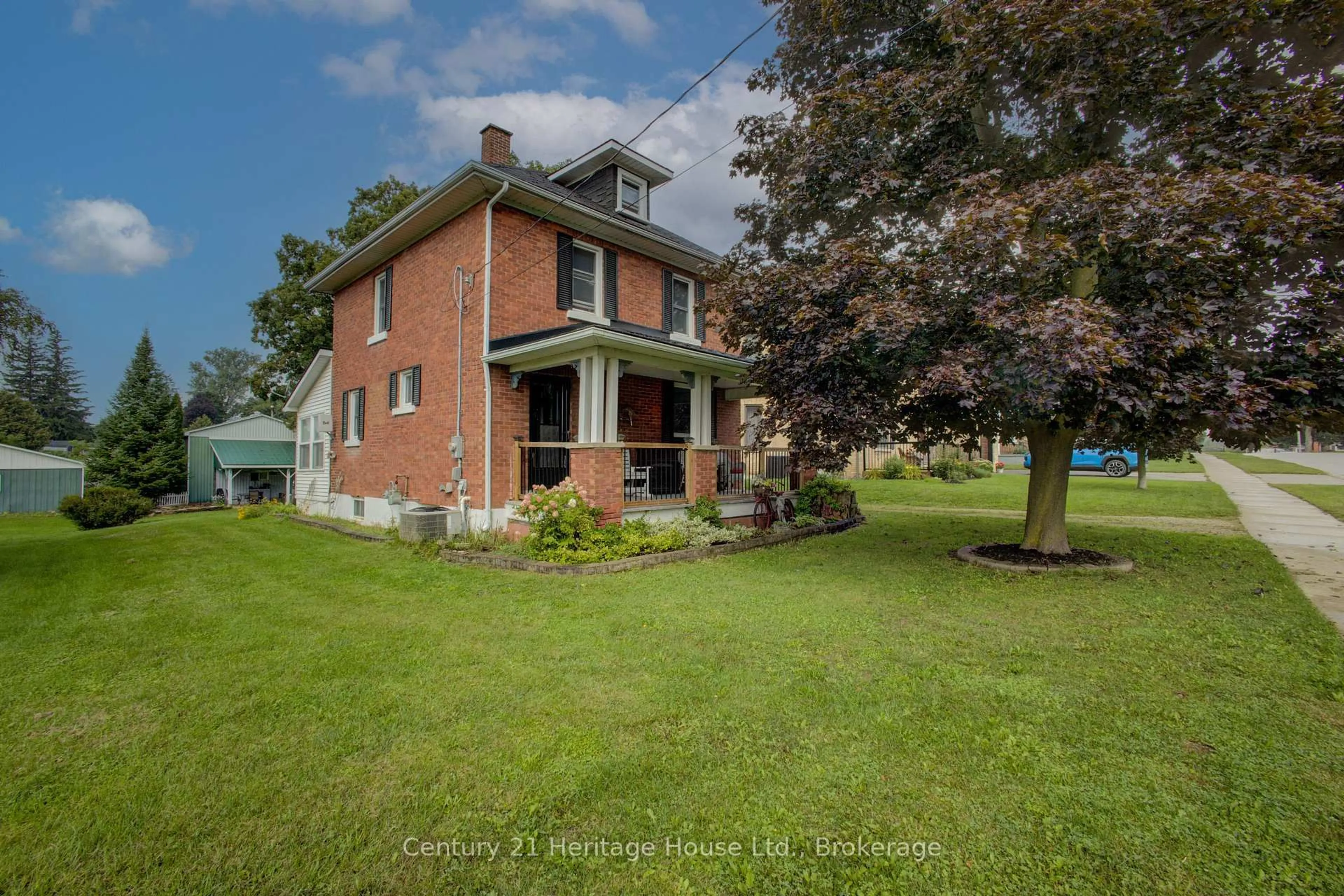 A pic from outside/outdoor area/front of a property/back of a property/a pic from drone, unknown for 180 Bruce St, West Grey Ontario N0G 1R0