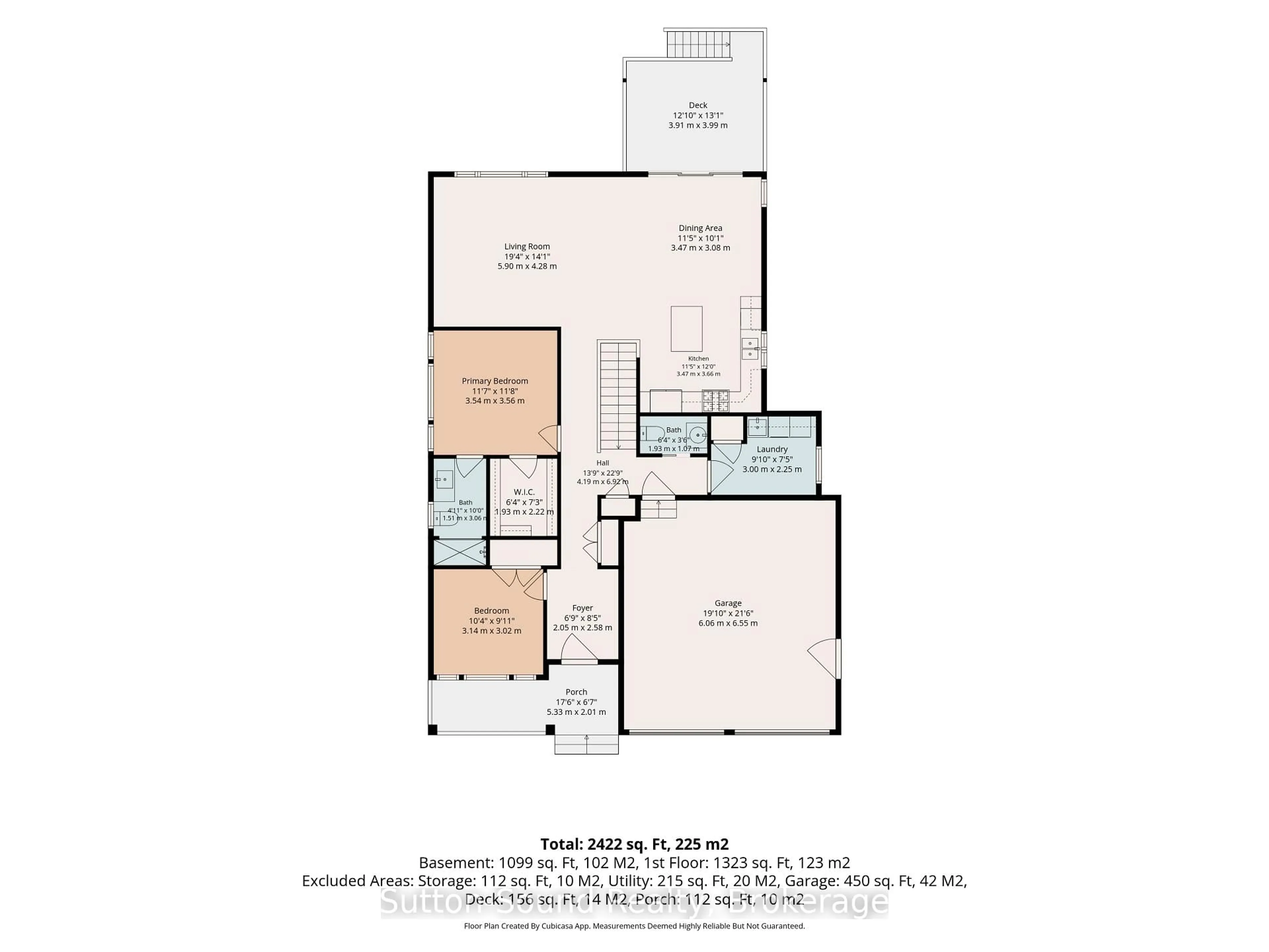 Floor plan for 2545 9th Ave, Owen Sound Ontario N4K 3H4