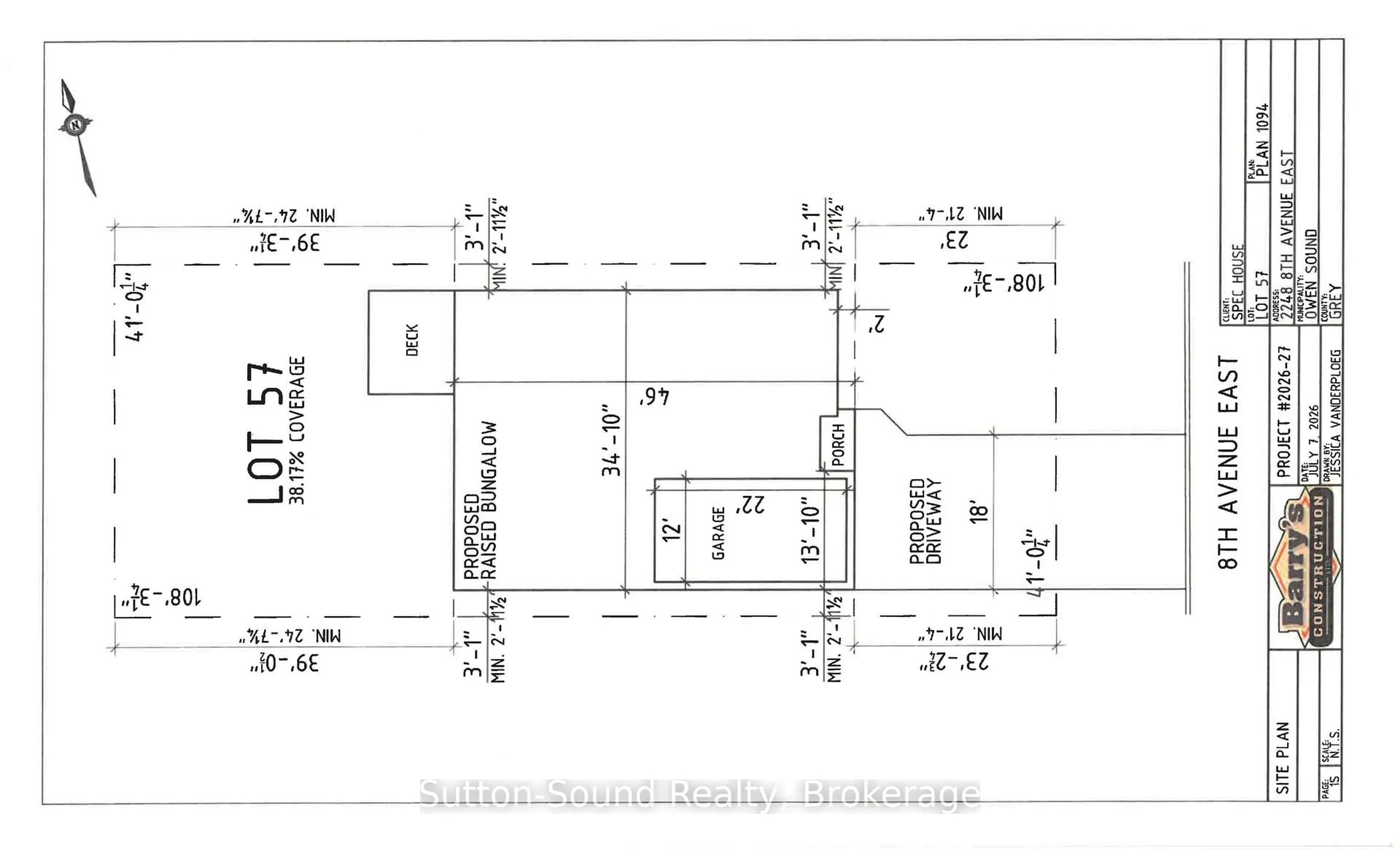 Floor plan for 2248 8th Ave, Owen Sound Ontario N4K 6X1