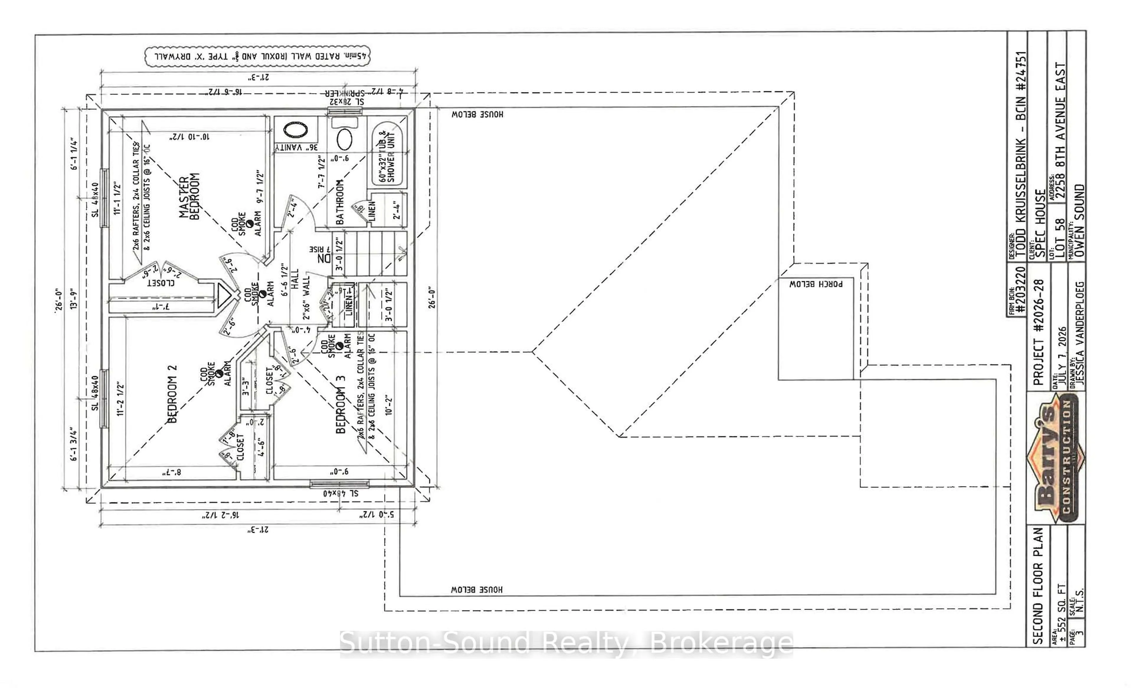 Floor plan for 2258 8th Ave, Owen Sound Ontario N4K 6X1