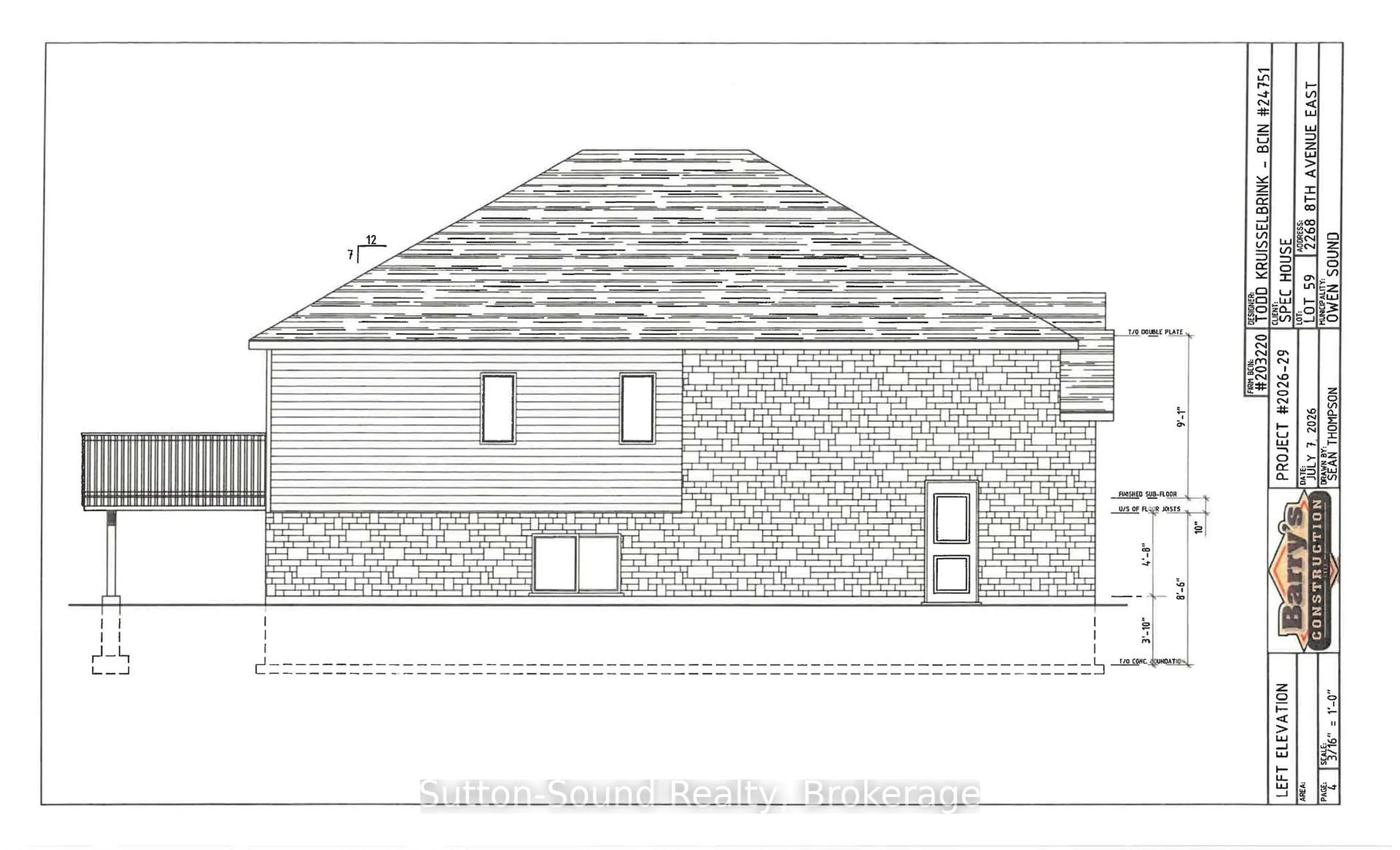 Unknown for 2268 8th Ave, Owen Sound Ontario N4K 6X1