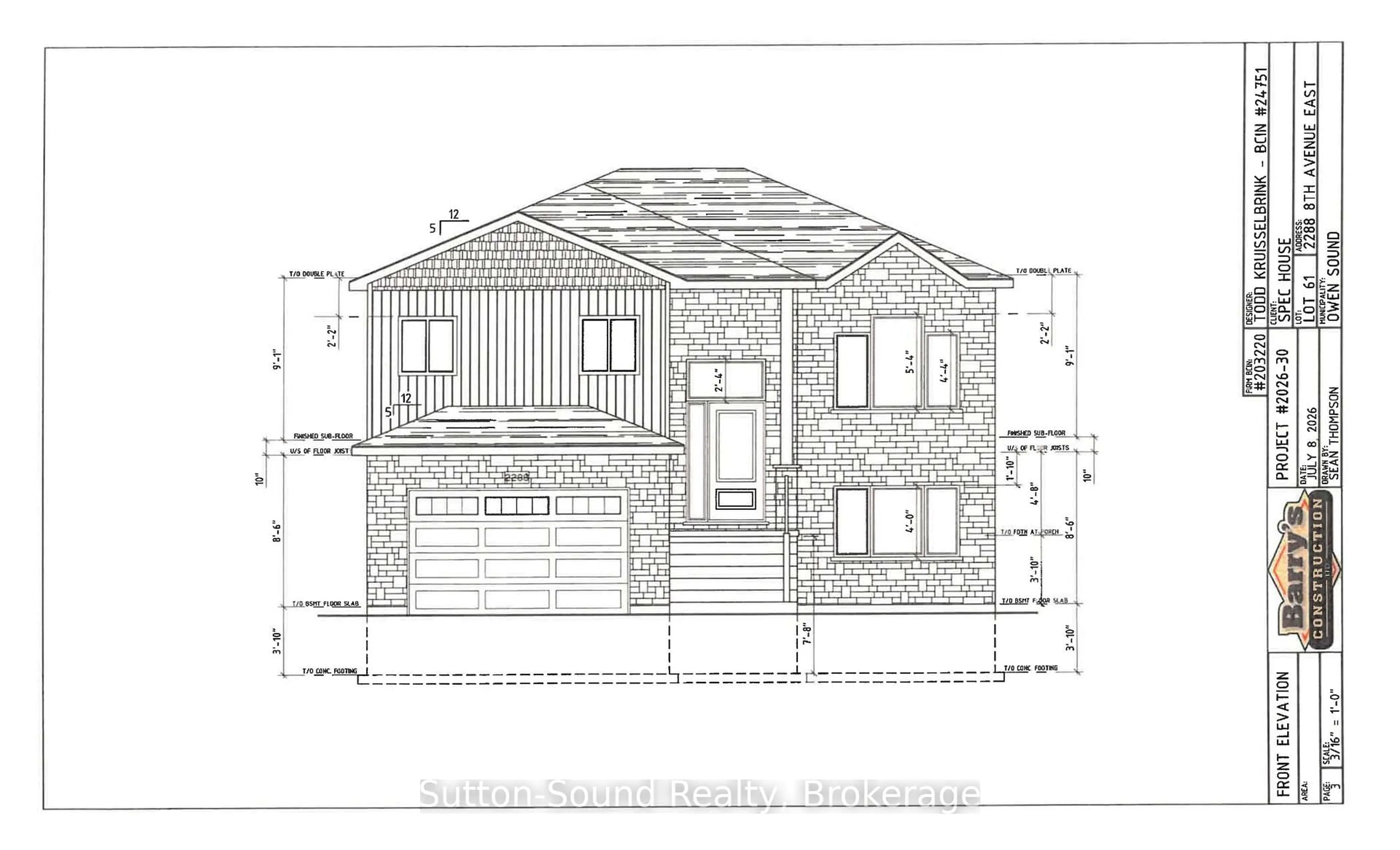 Unknown for 2288 8Th Ave, Owen Sound Ontario N4K 6X1