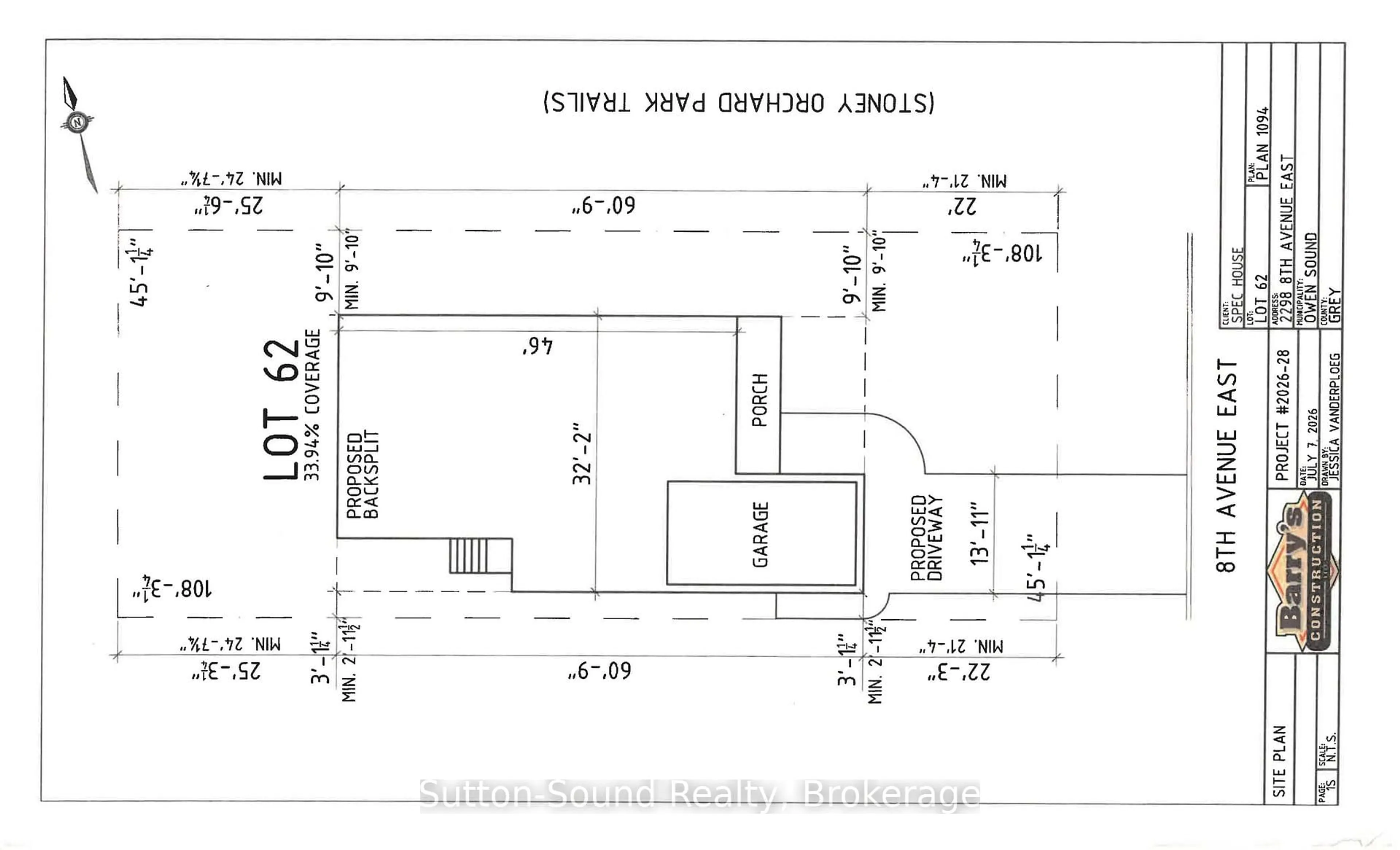 Floor plan for 2298 8th Ave, Owen Sound Ontario N4K 6X1