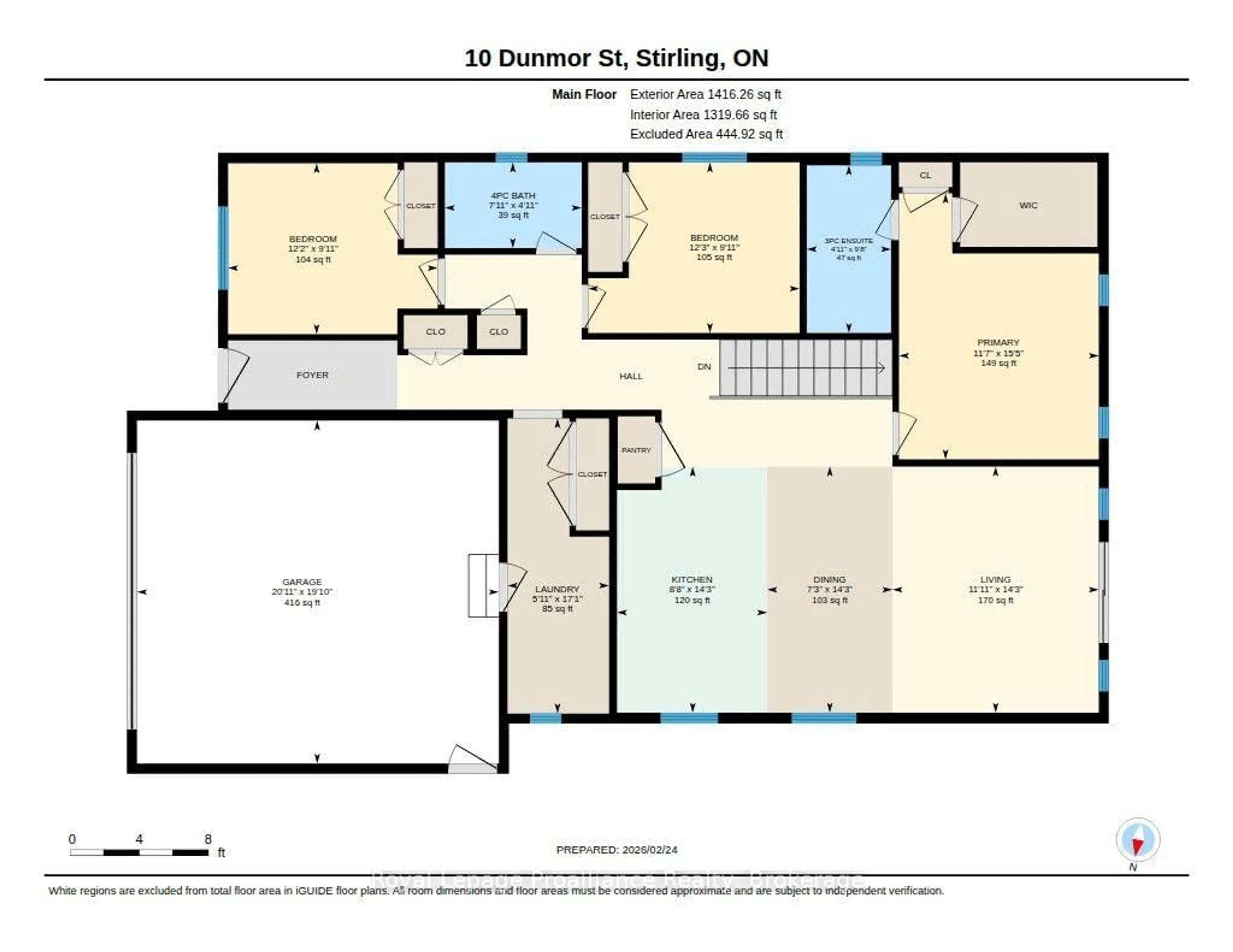 Floor plan for 10 Dunmor St, Stirling Ontario K0K 3E0