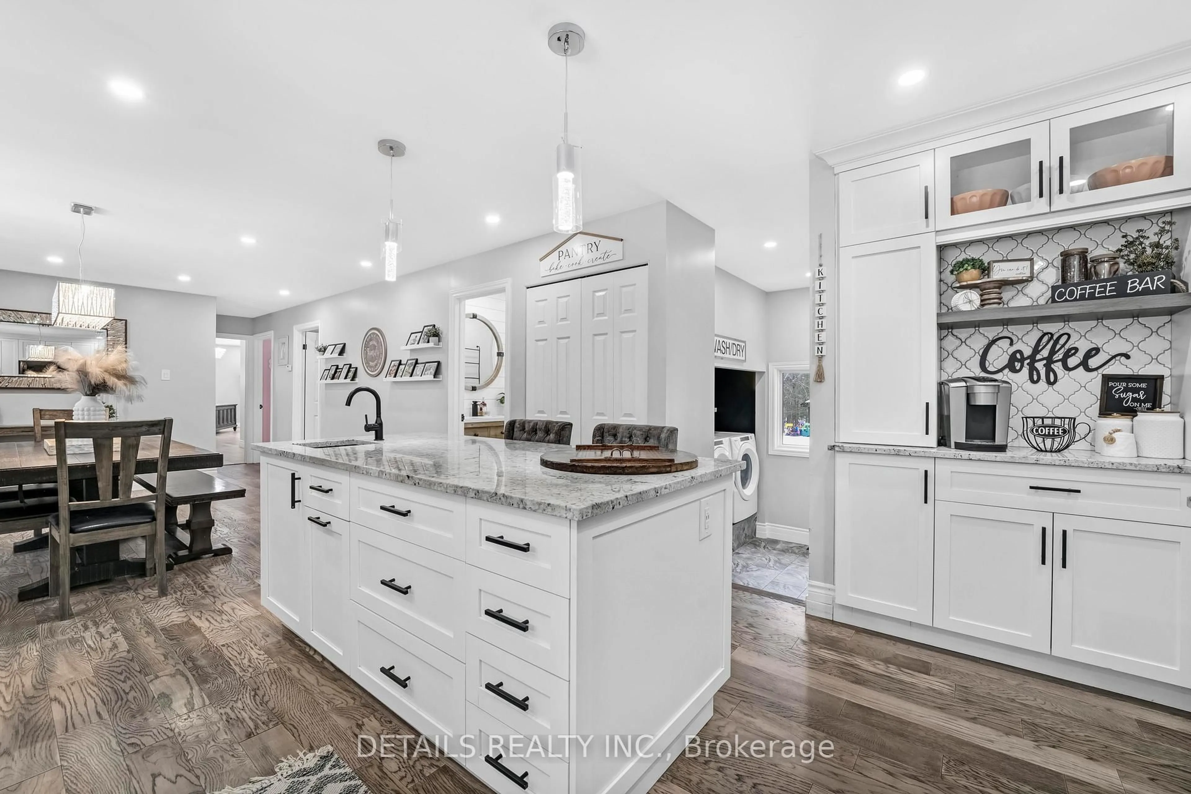 Open concept kitchen, ceramic/tile floor for 387 Campbell Side Rd, White Lake Ontario K0A 3L0