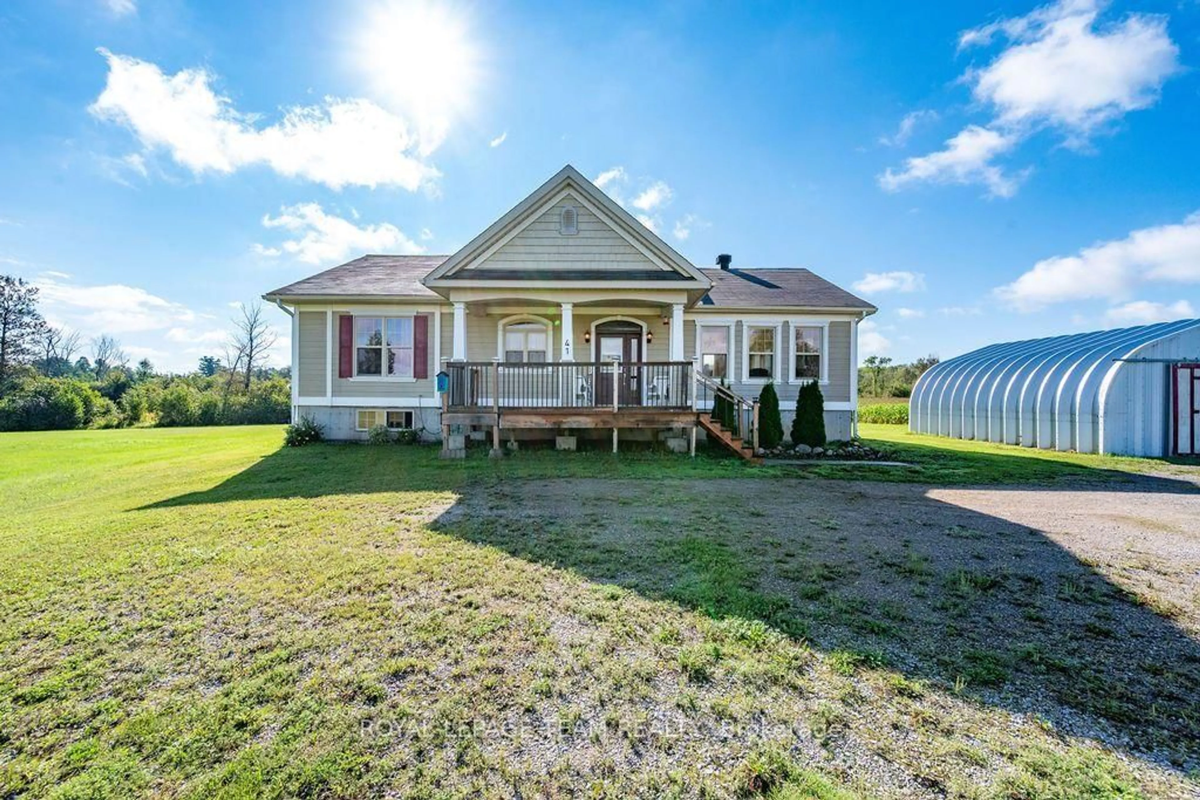A pic from outside/outdoor area/front of a property/back of a property/a pic from drone, unknown for 41 Dombroskie Rd, Haley Station Ontario K0J 1Y0