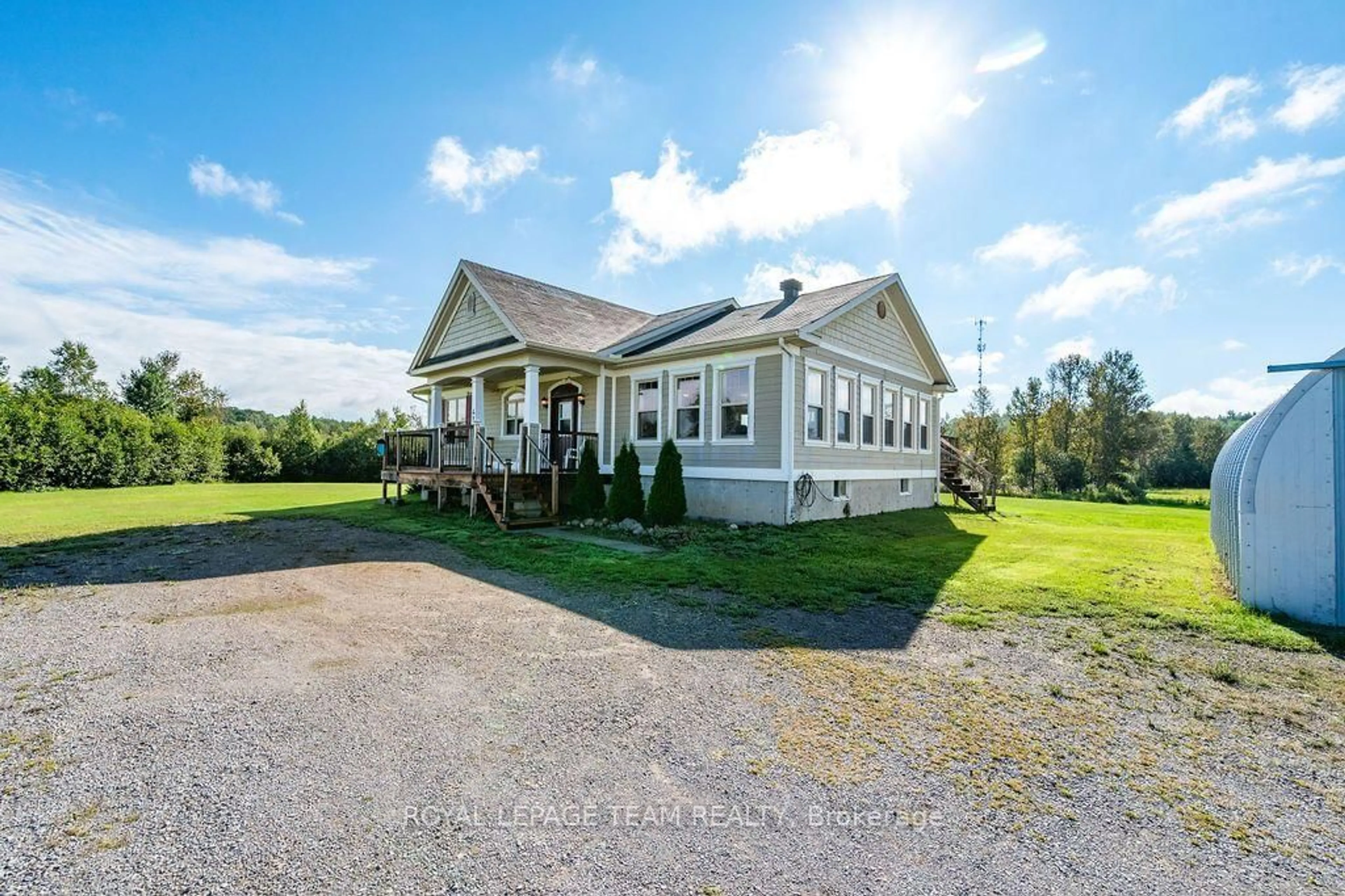 A pic from outside/outdoor area/front of a property/back of a property/a pic from drone, building for 41 Dombroskie Rd, Haley Station Ontario K0J 1Y0