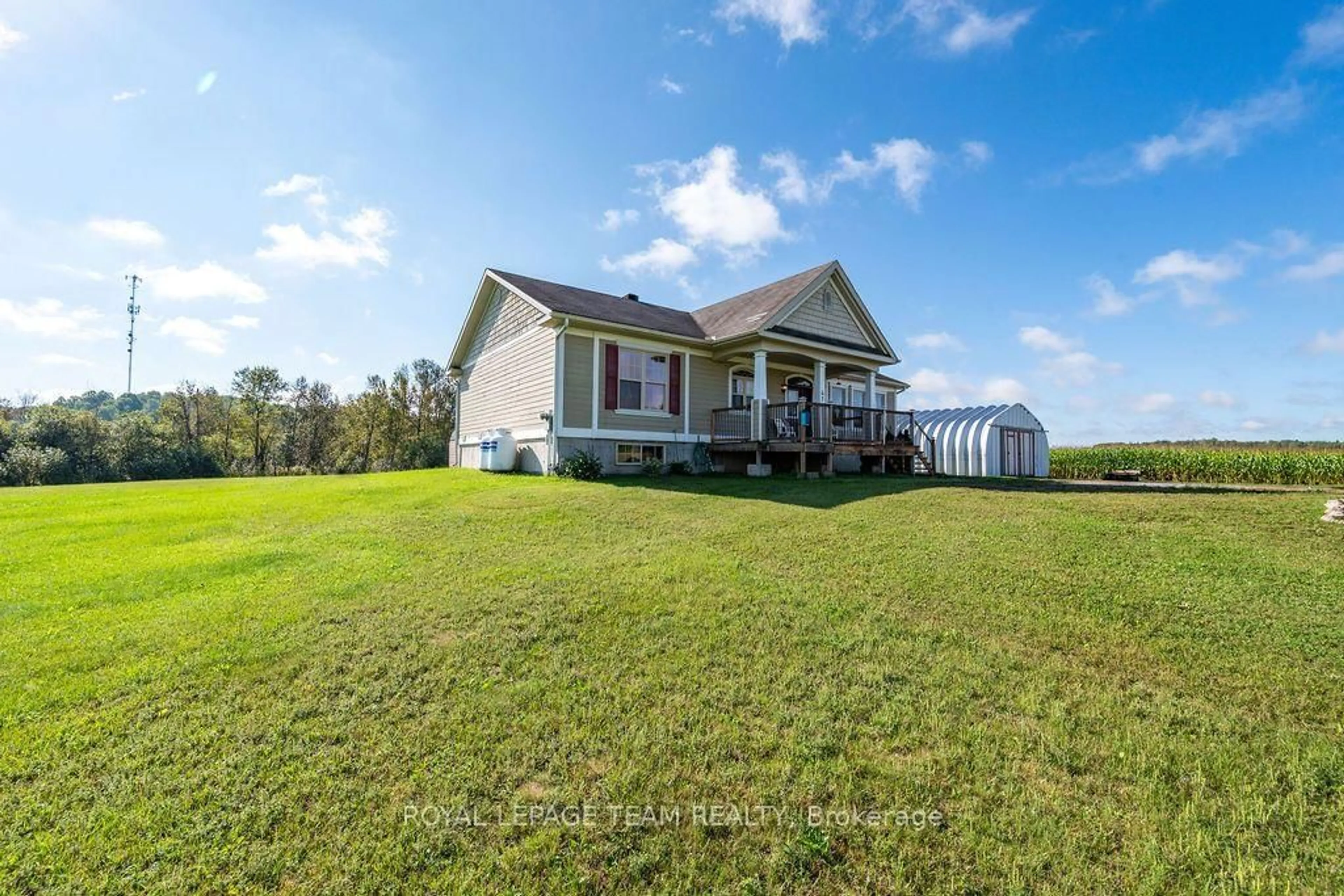 A pic from outside/outdoor area/front of a property/back of a property/a pic from drone, water/lake/river/ocean view for 41 Dombroskie Rd, Haley Station Ontario K0J 1Y0