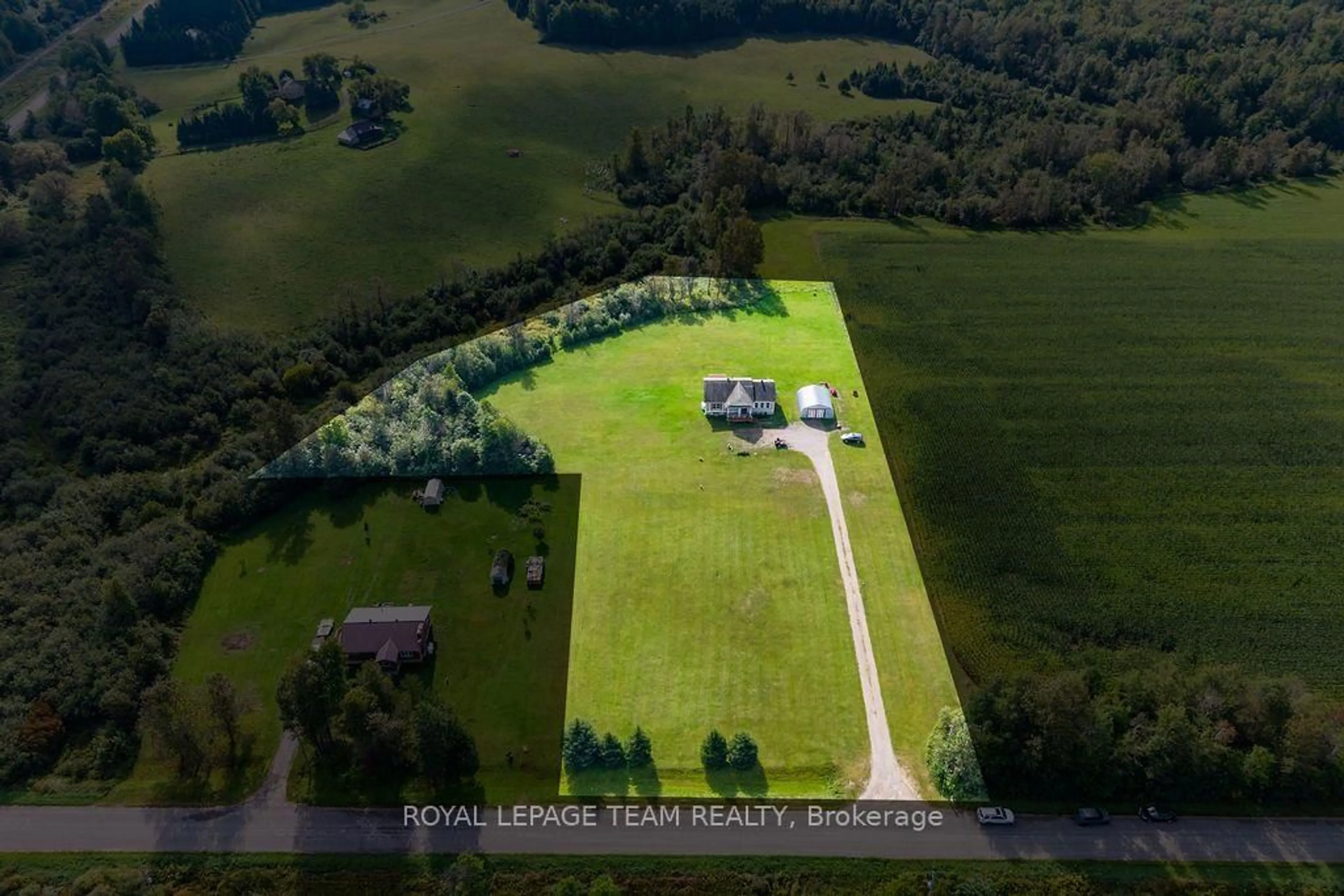 A pic from outside/outdoor area/front of a property/back of a property/a pic from drone, unknown for 41 Dombroskie Rd, Haley Station Ontario K0J 1Y0