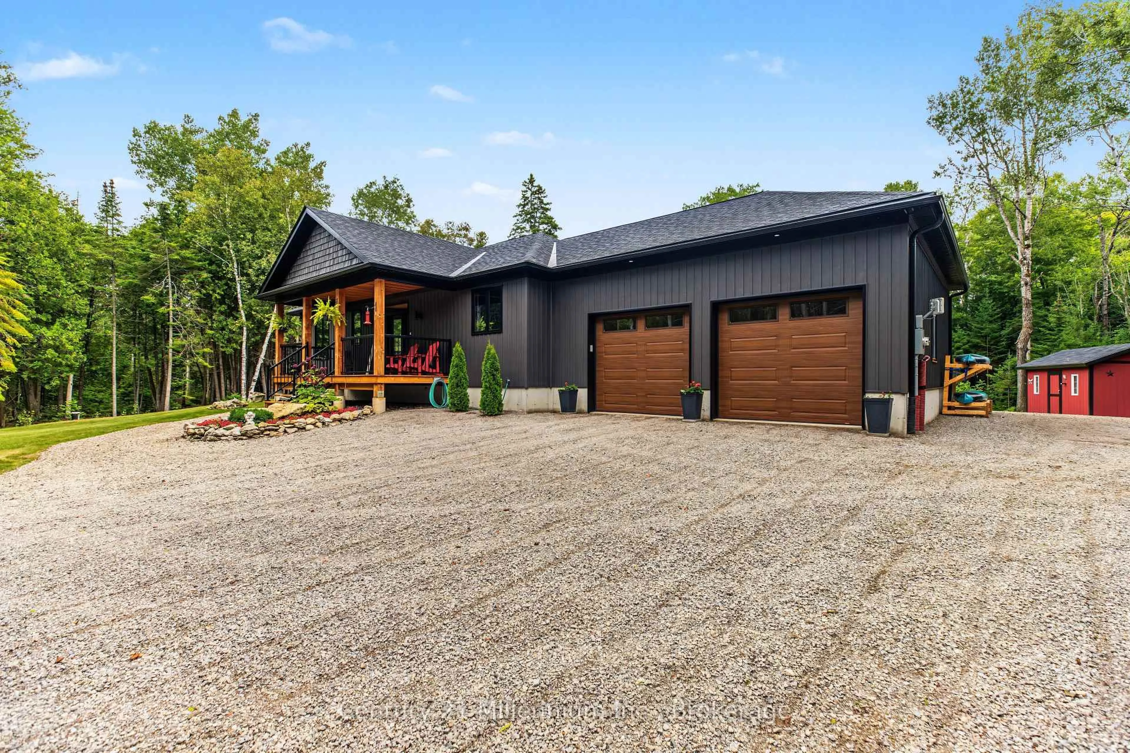 Home with brick exterior material, street for 23 Trillium Crossing, Northern Bruce Peninsula Ontario N0H 1W0