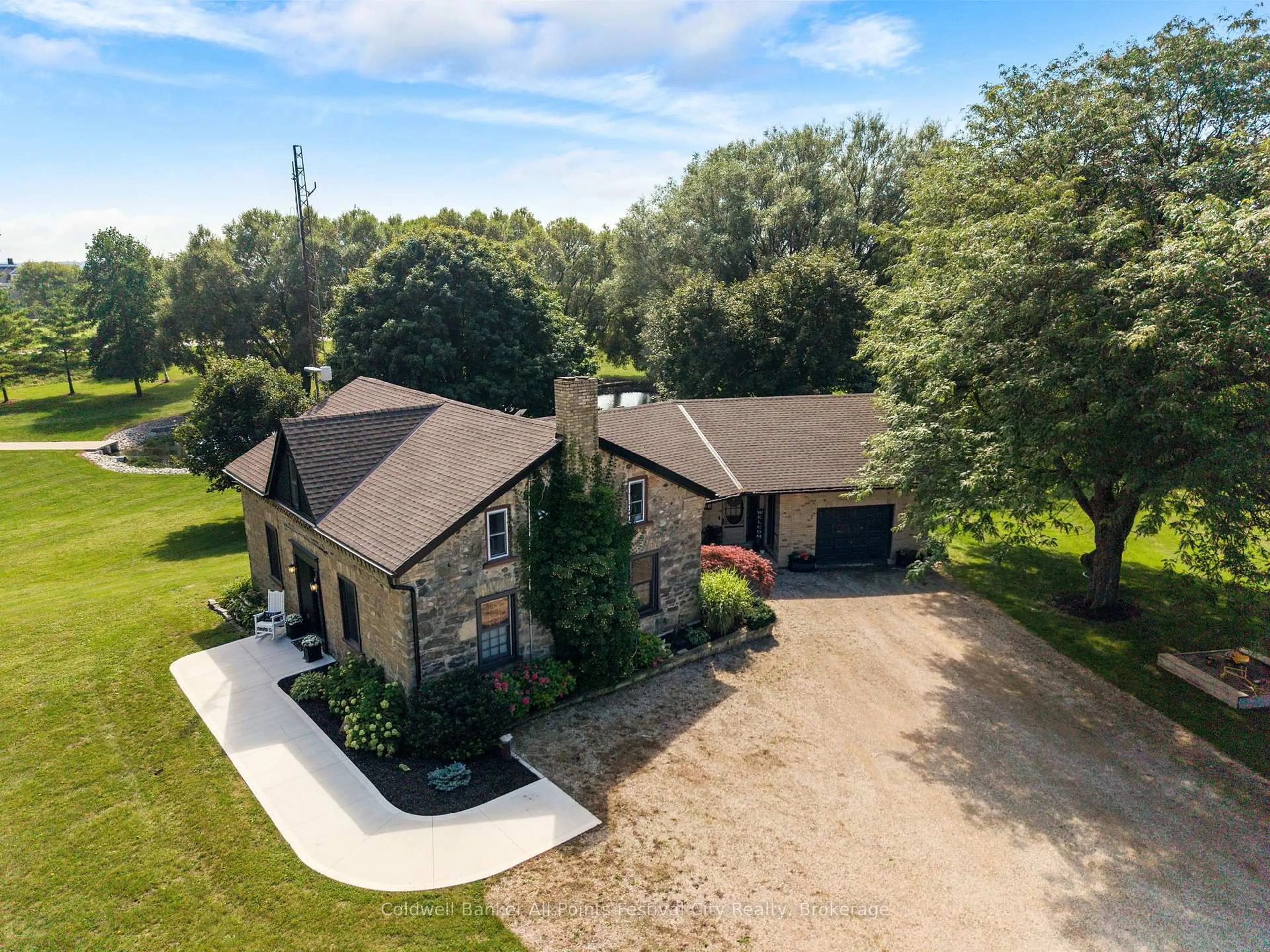A pic from outside/outdoor area/front of a property/back of a property/a pic from drone, unknown for 79617 Orchard Line, Central Huron Ontario N7A 3X8