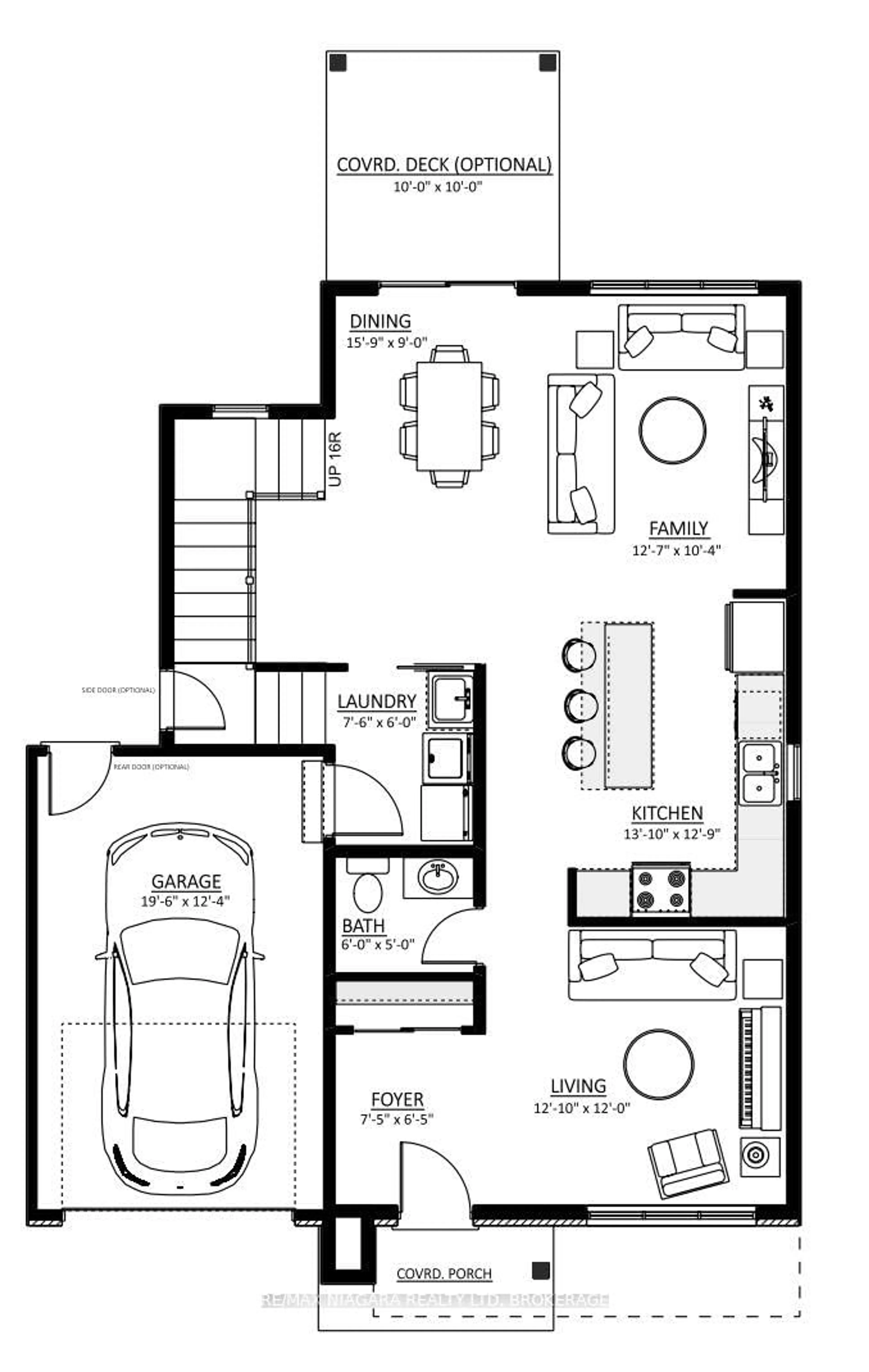 Floor plan for 218 Wellandvale Rd, Welland Ontario L3C 7C7