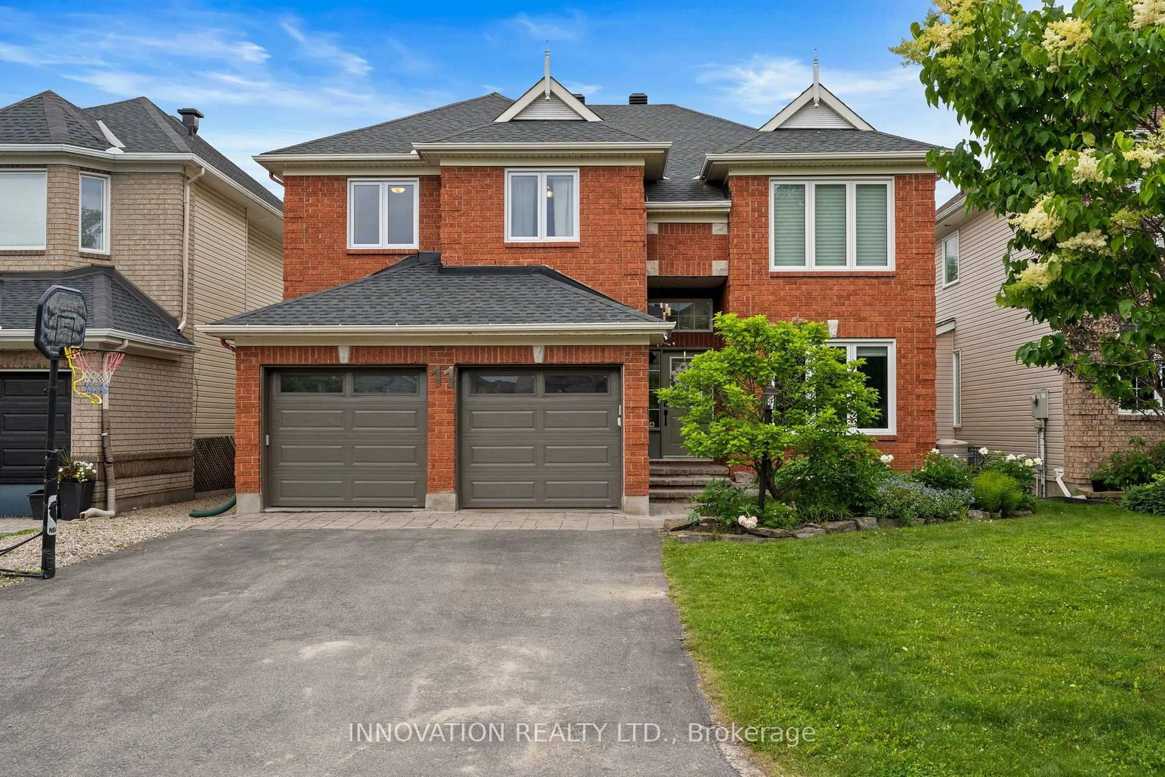 Home with brick exterior material, street for 11 Bracewood Way, Ottawa Ontario K2J 4Y3